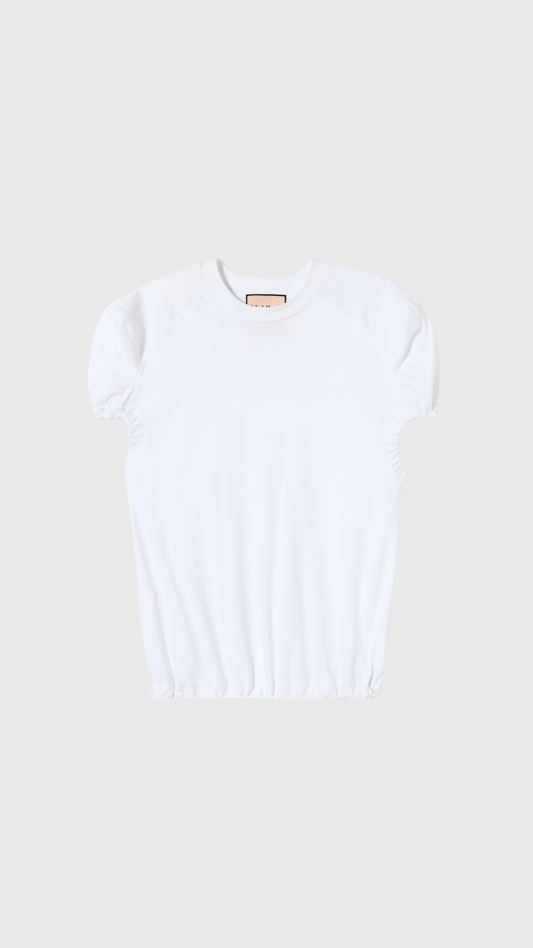 Plan C Cap Sleeve Tee in White