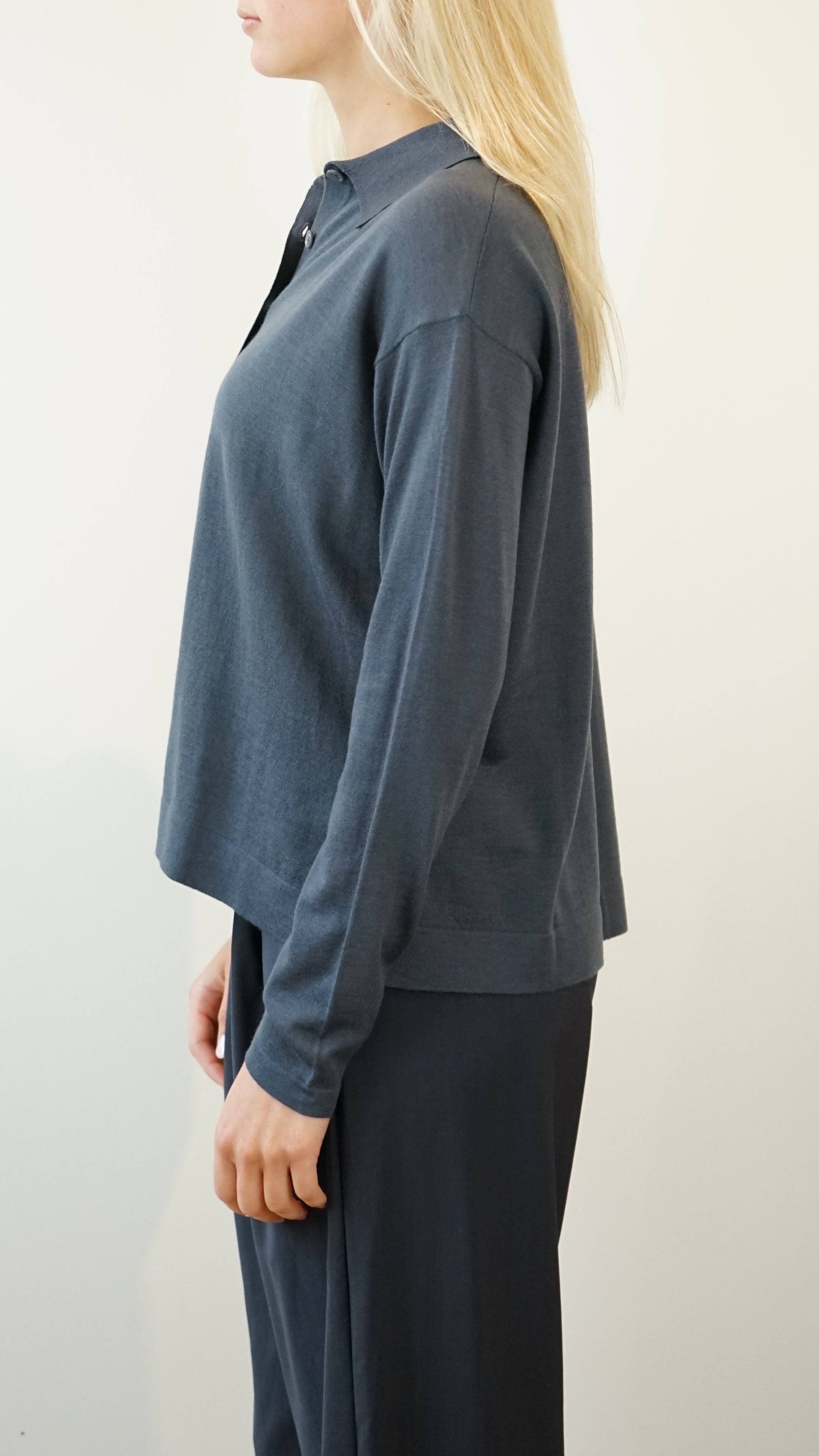 Odeeh Polo Sweater in Steel