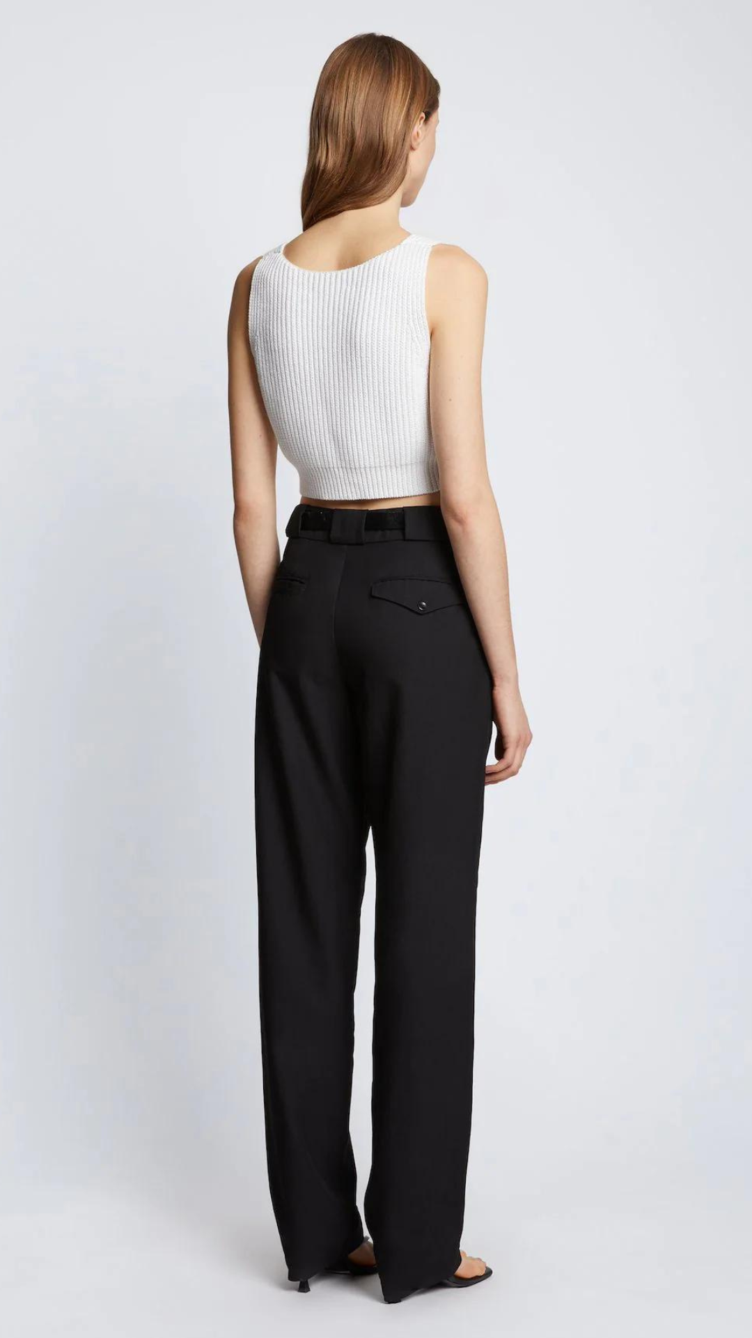 PSWL Ribbed Cotton Cropped Top