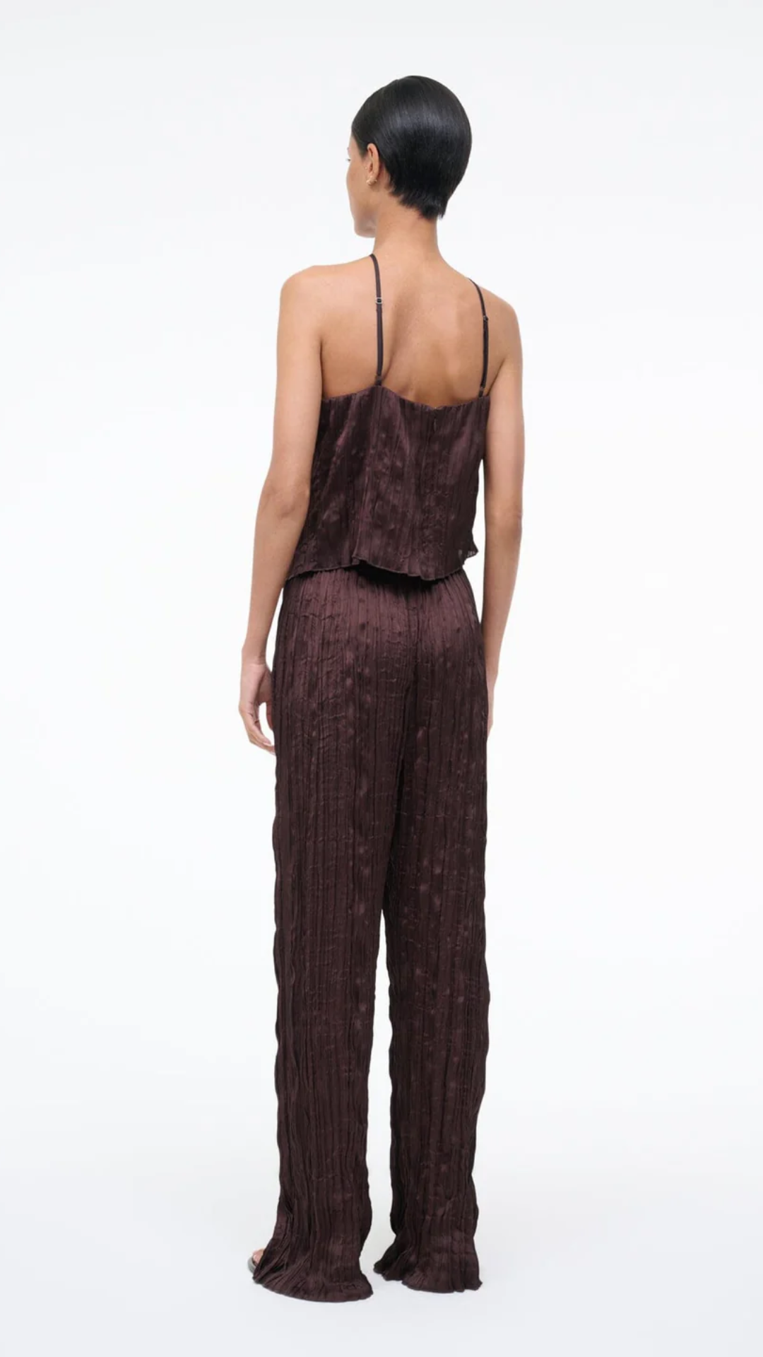 Staud Nami Pant in Earth