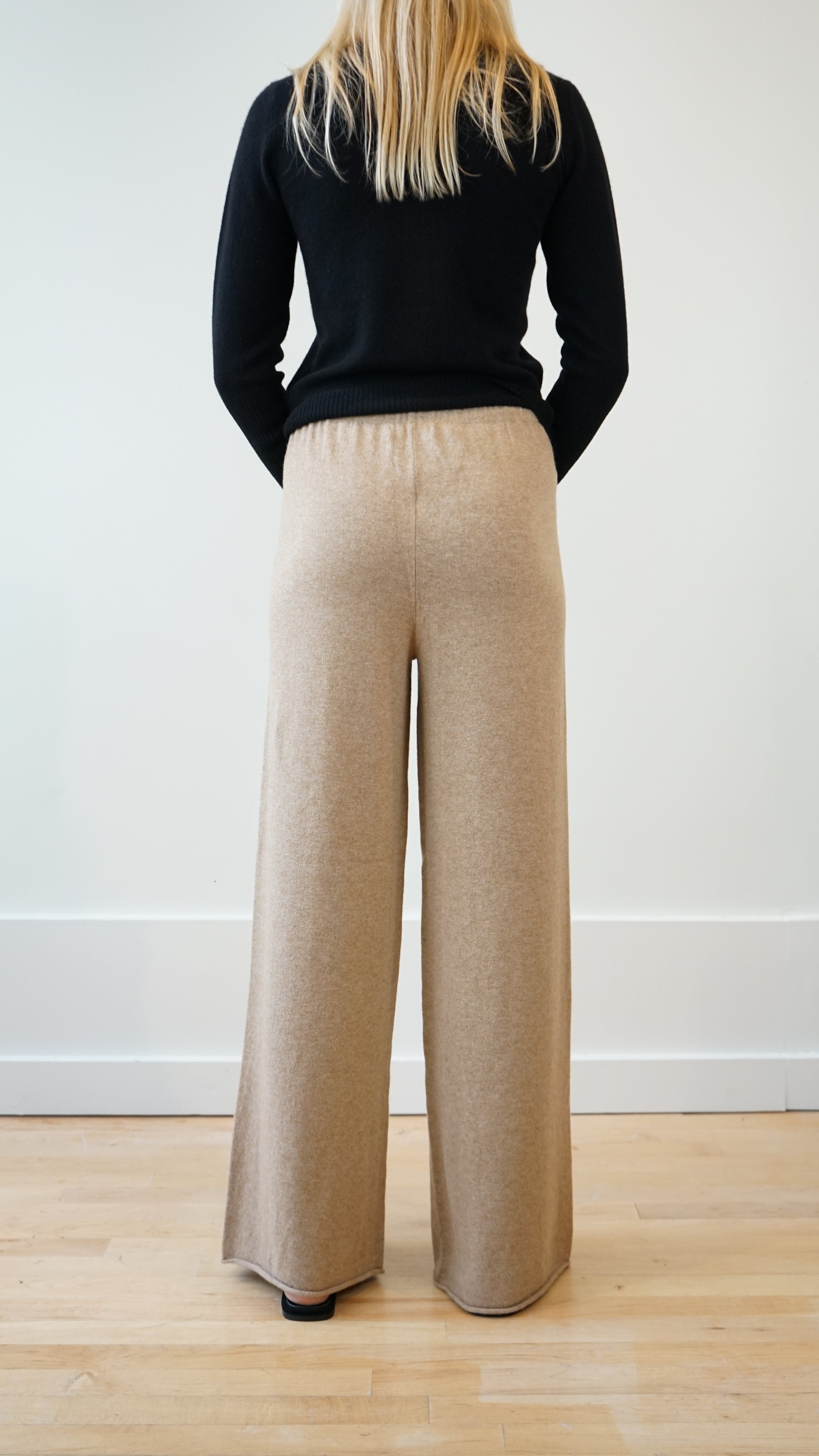 Sablyn Adler Relaxed Straight Pant in Camel