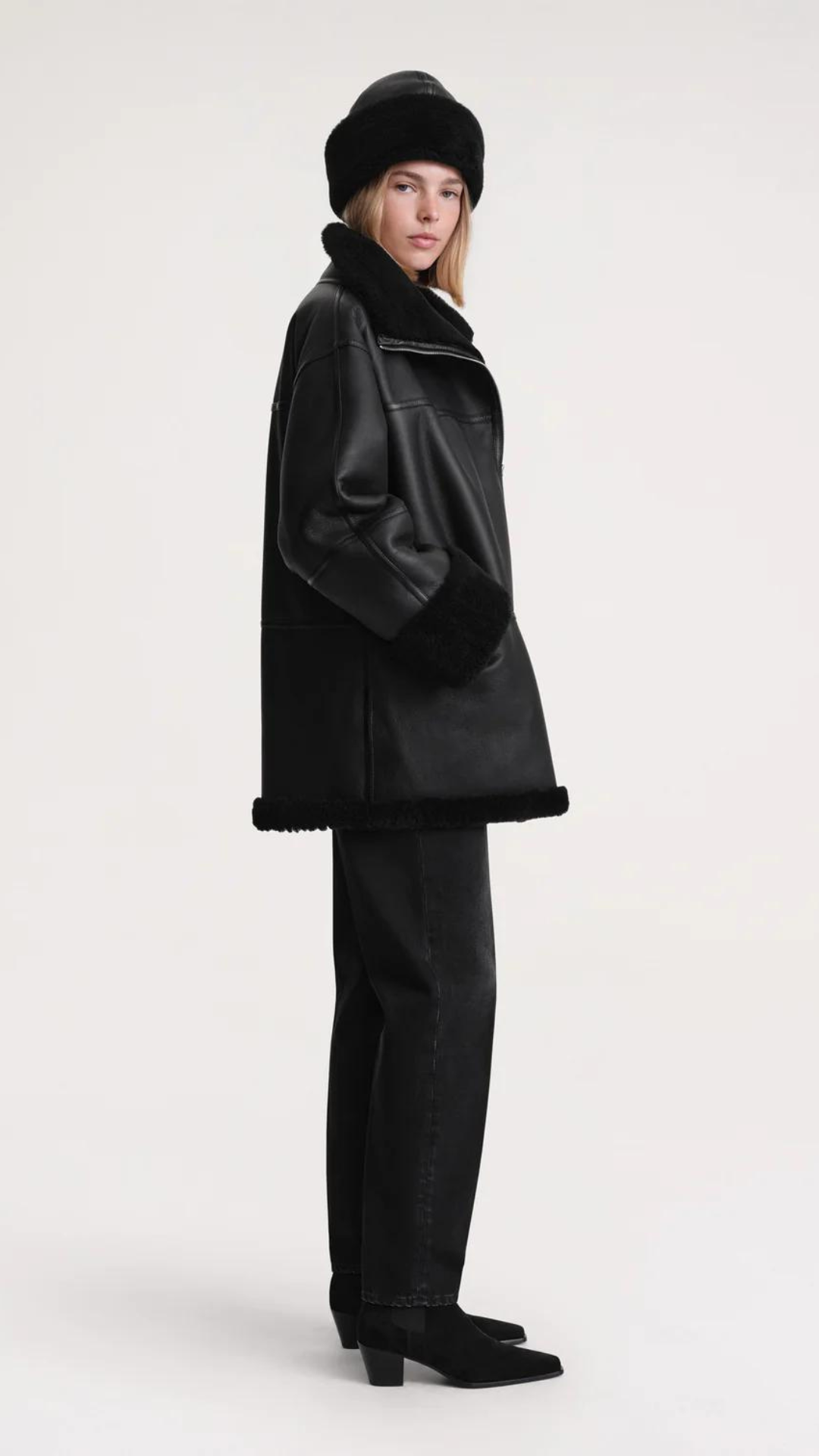 Toteme Signature Shearling Jacket
