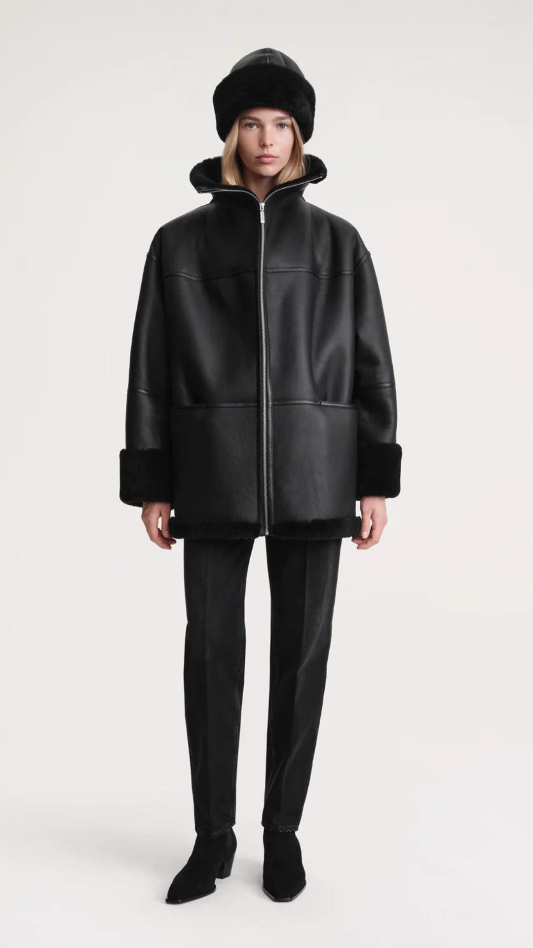 Toteme Signature Shearling Jacket