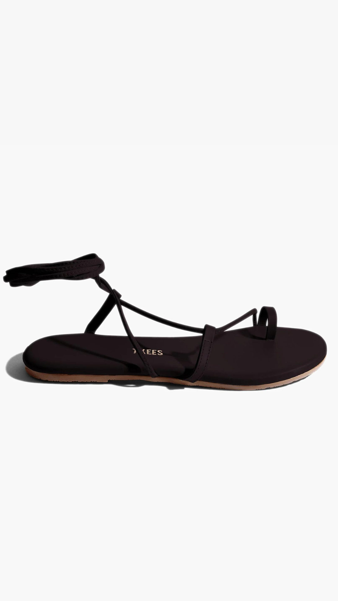 TKEES Jo Wrap Up Sandal in Black