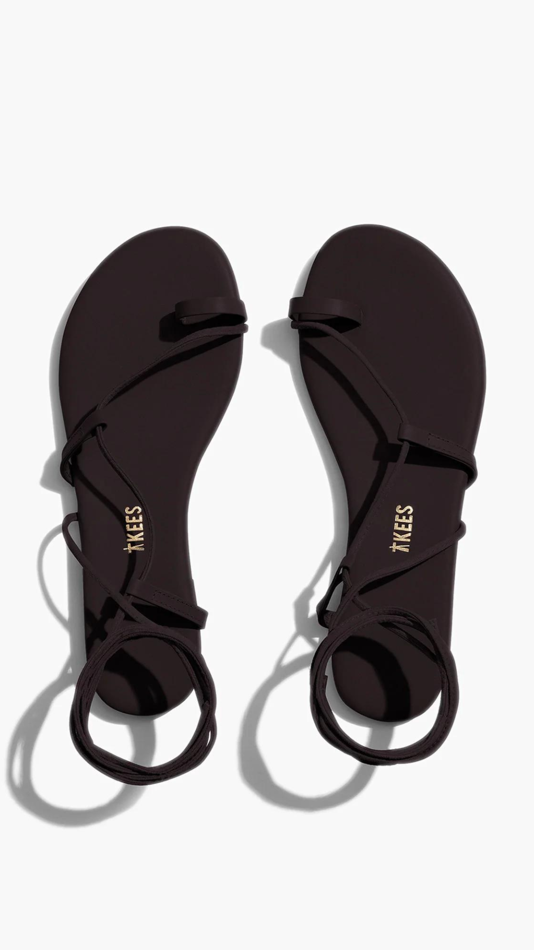 TKEES Jo Wrap Up Sandal in Black