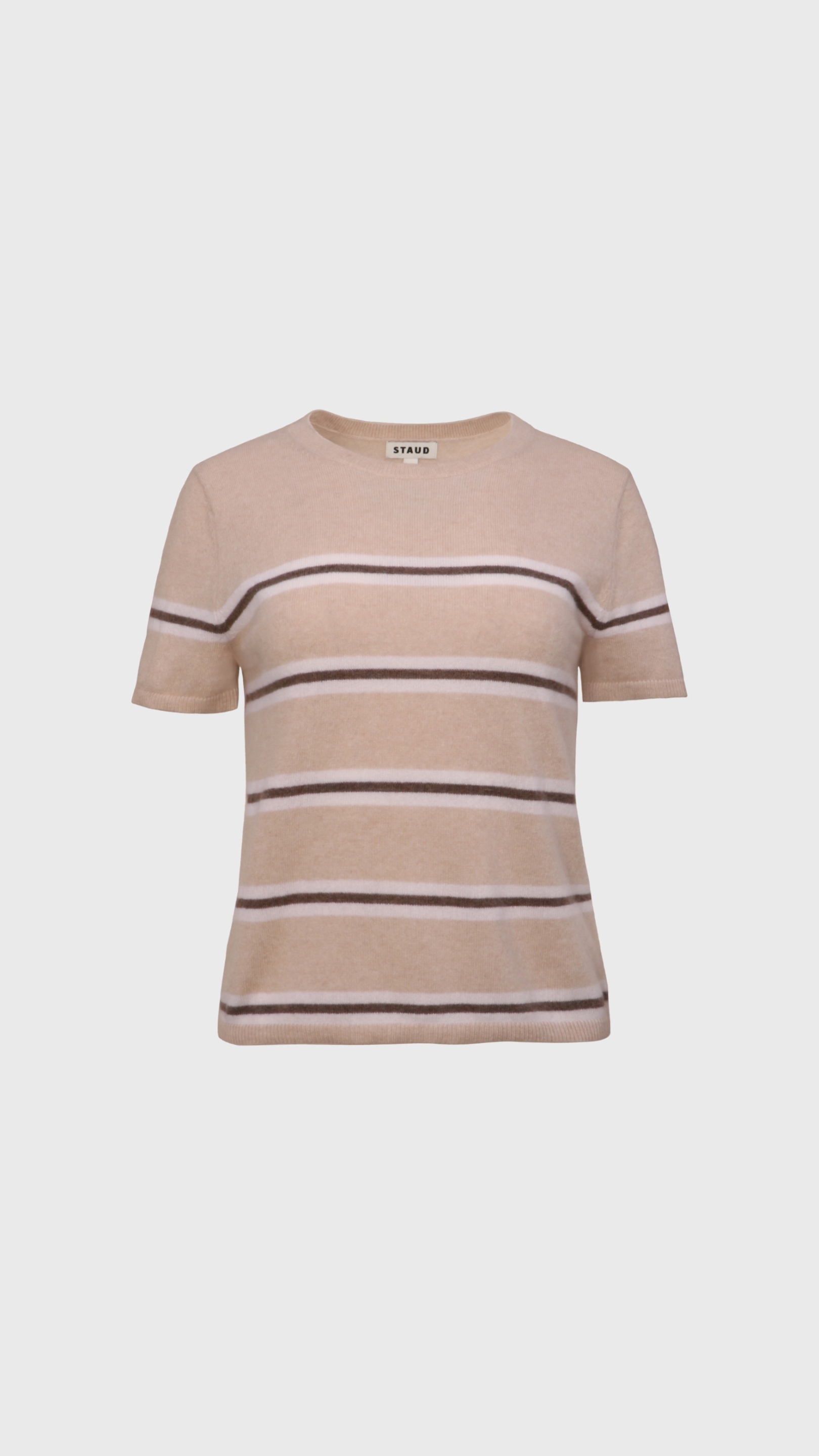 Staud Easy Cashmere Tee in Whispers