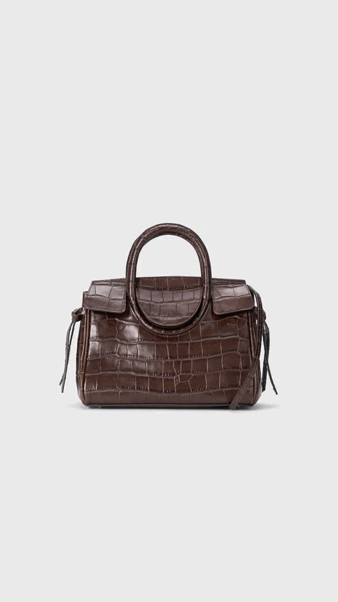 Staud Maude Mini Carryall in Espresso