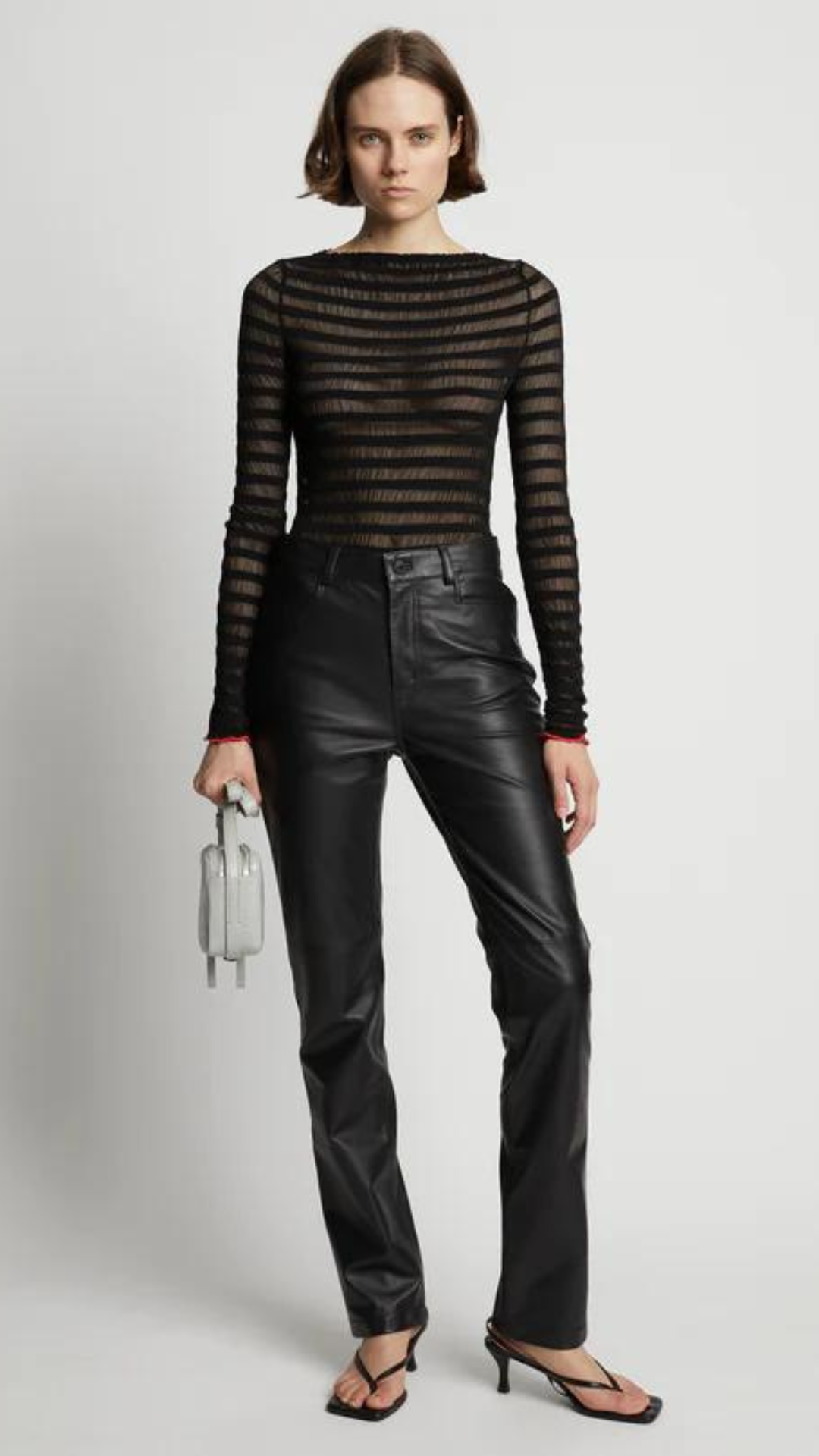 PSWL Lightweight Straight Leg Leather Pant