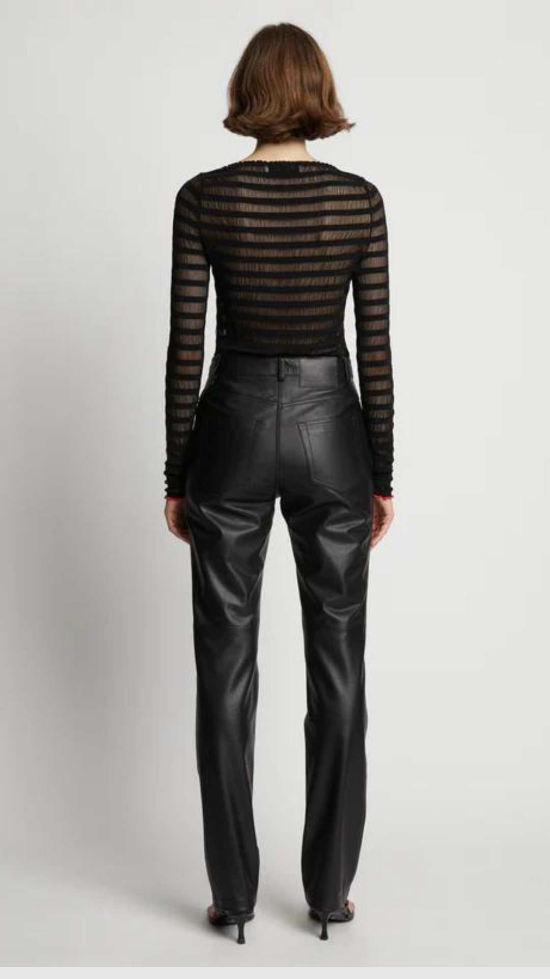 PSWL Lightweight Straight Leg Leather Pant