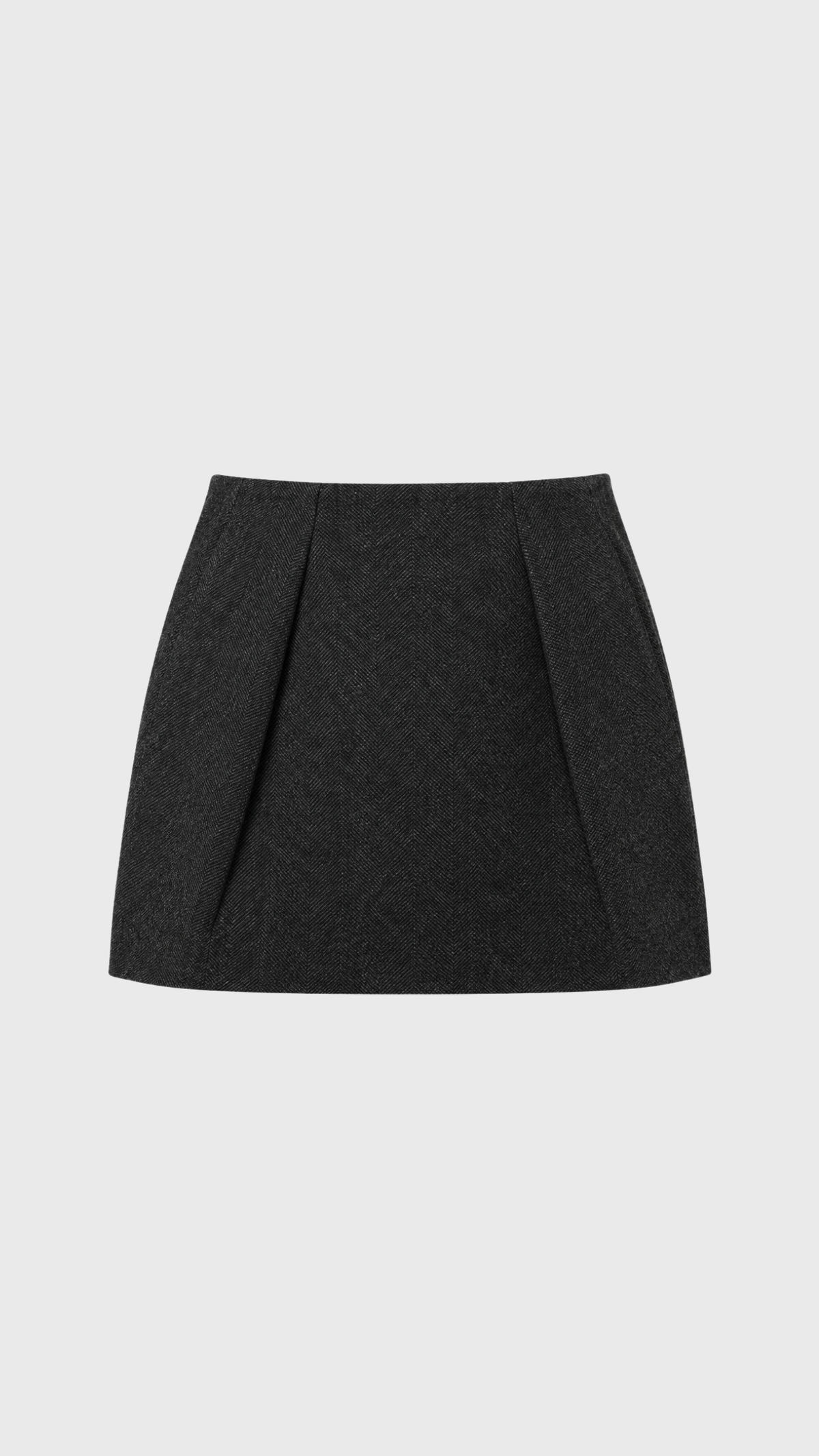 Tela Mini Nina Skirt in Charcoal