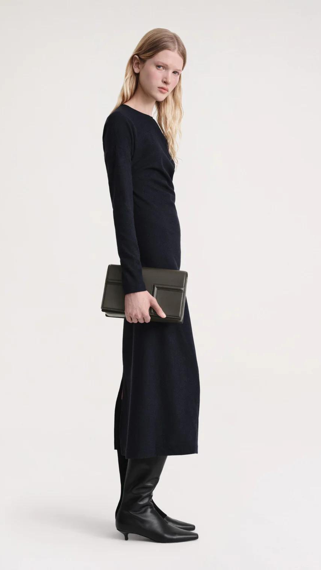 Toteme Twisted Flannel Dress