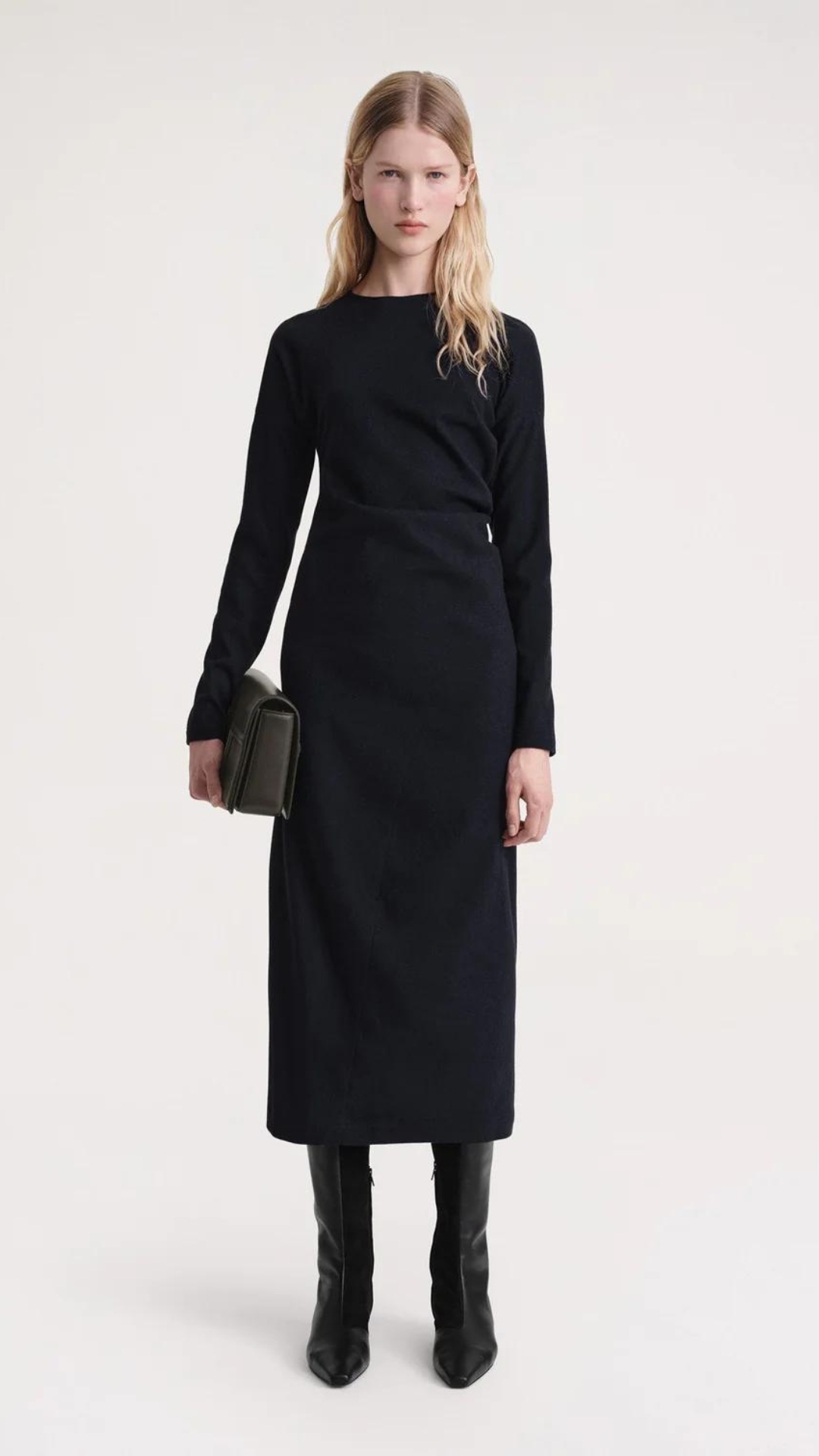 Toteme Twisted Flannel Dress