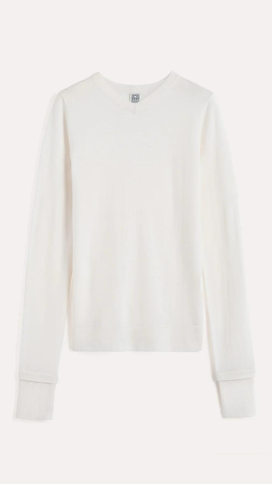 Toteme Two-tone Vneck Knit