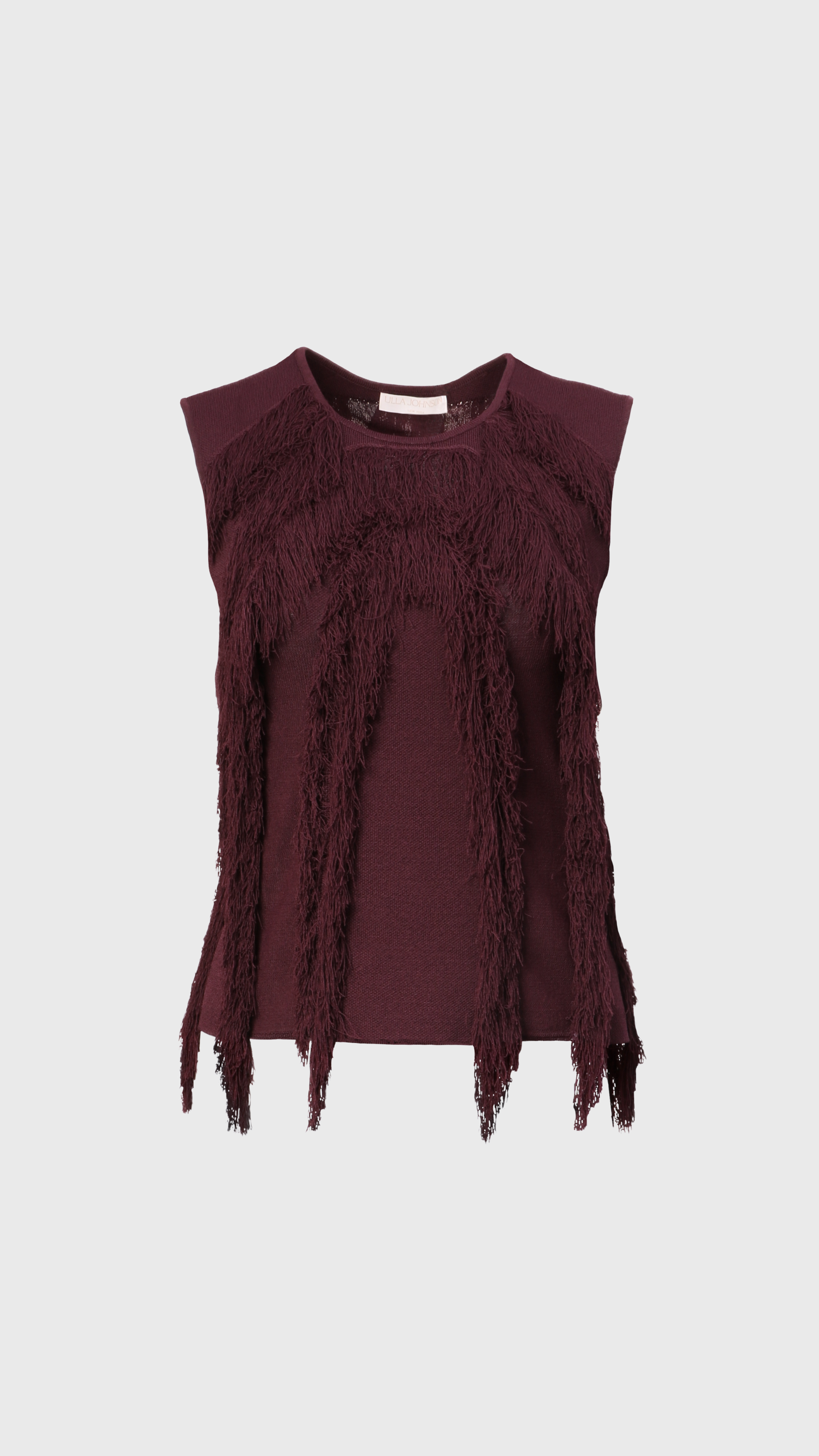 Ulla Johnson Bonnie Knit Top in Mahogany