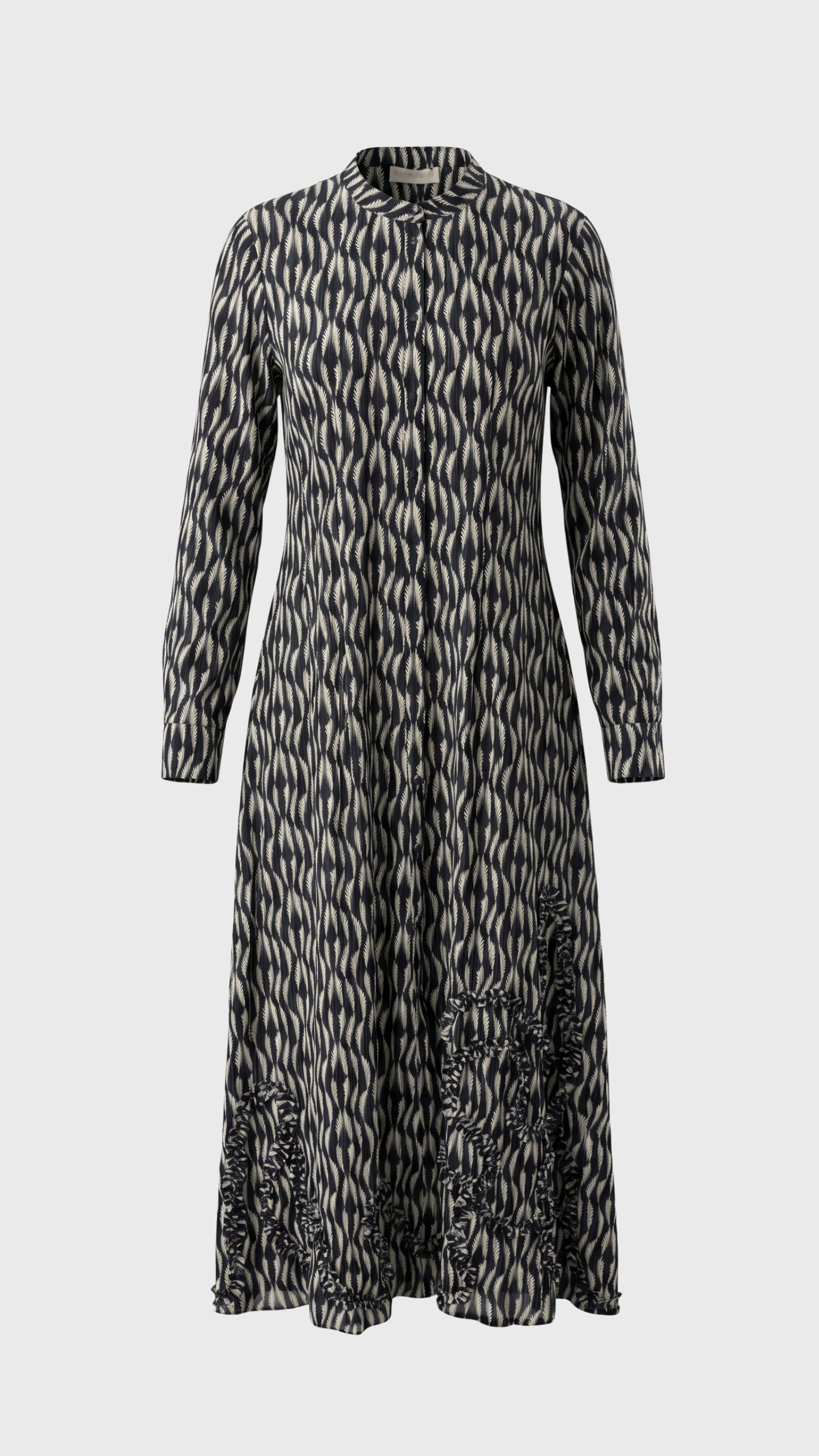 Ulla Johnson Laurentine Long Sleeve Dress in Graphite