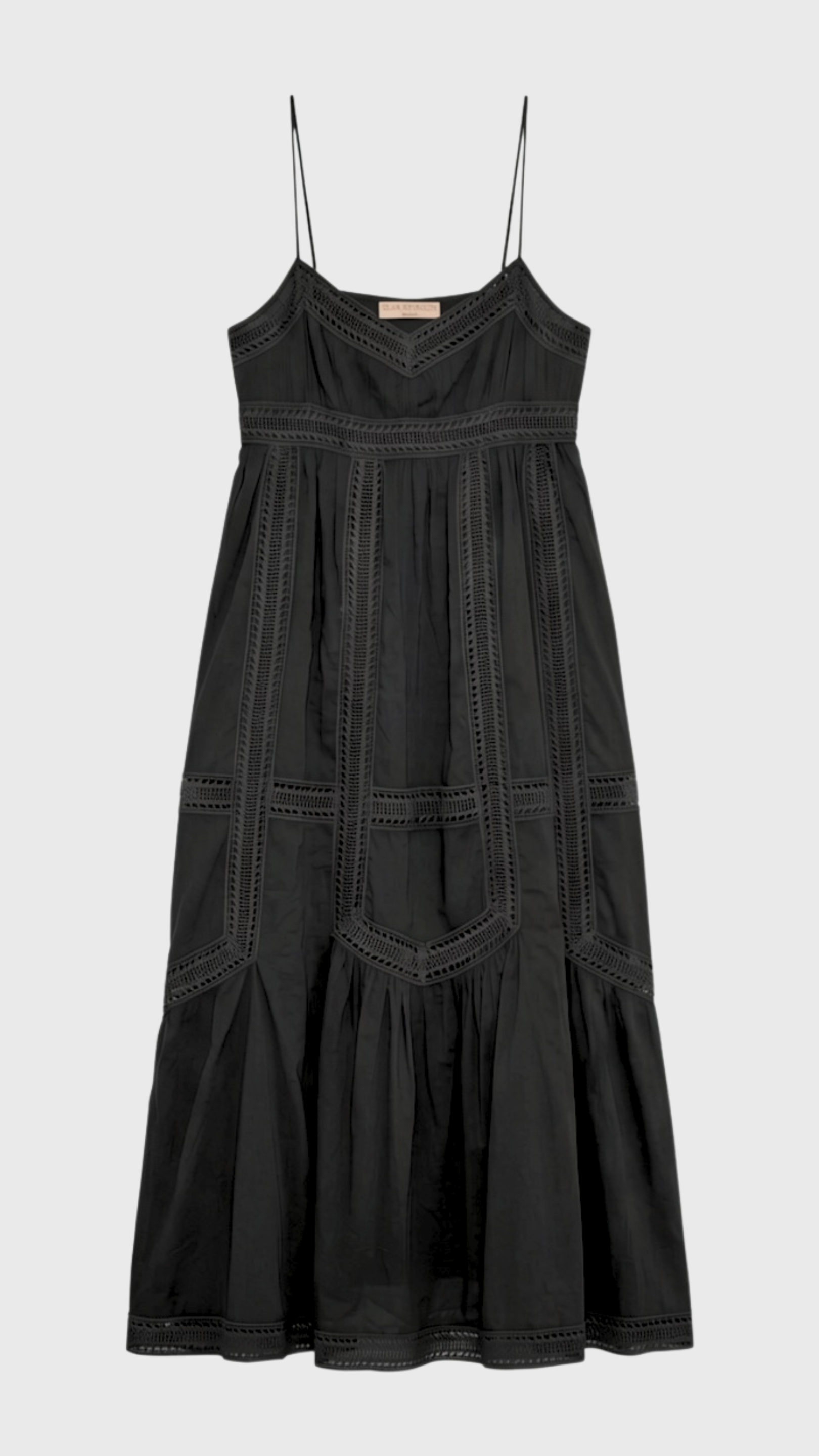 Ulla Johnson Romilly Cotton Dress | Black | Size 6