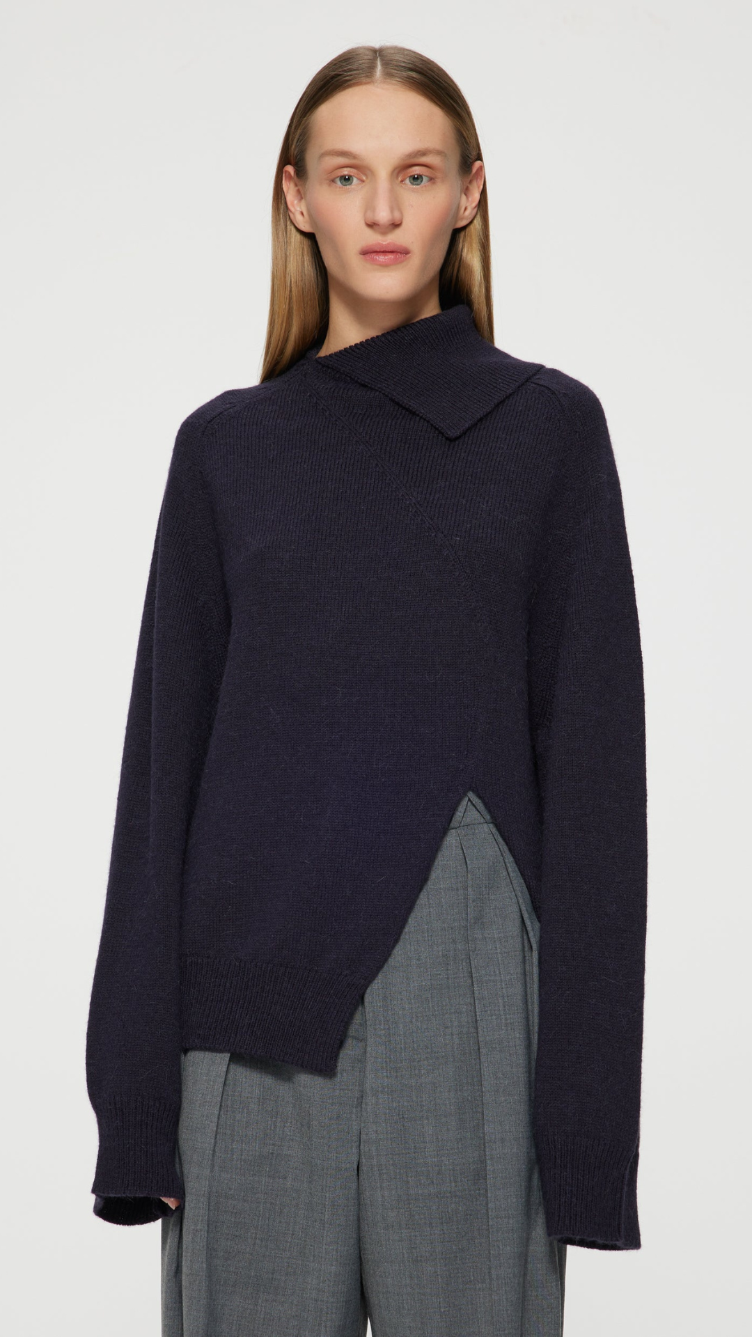 Rohe Wool Cashmere Slanted Collar