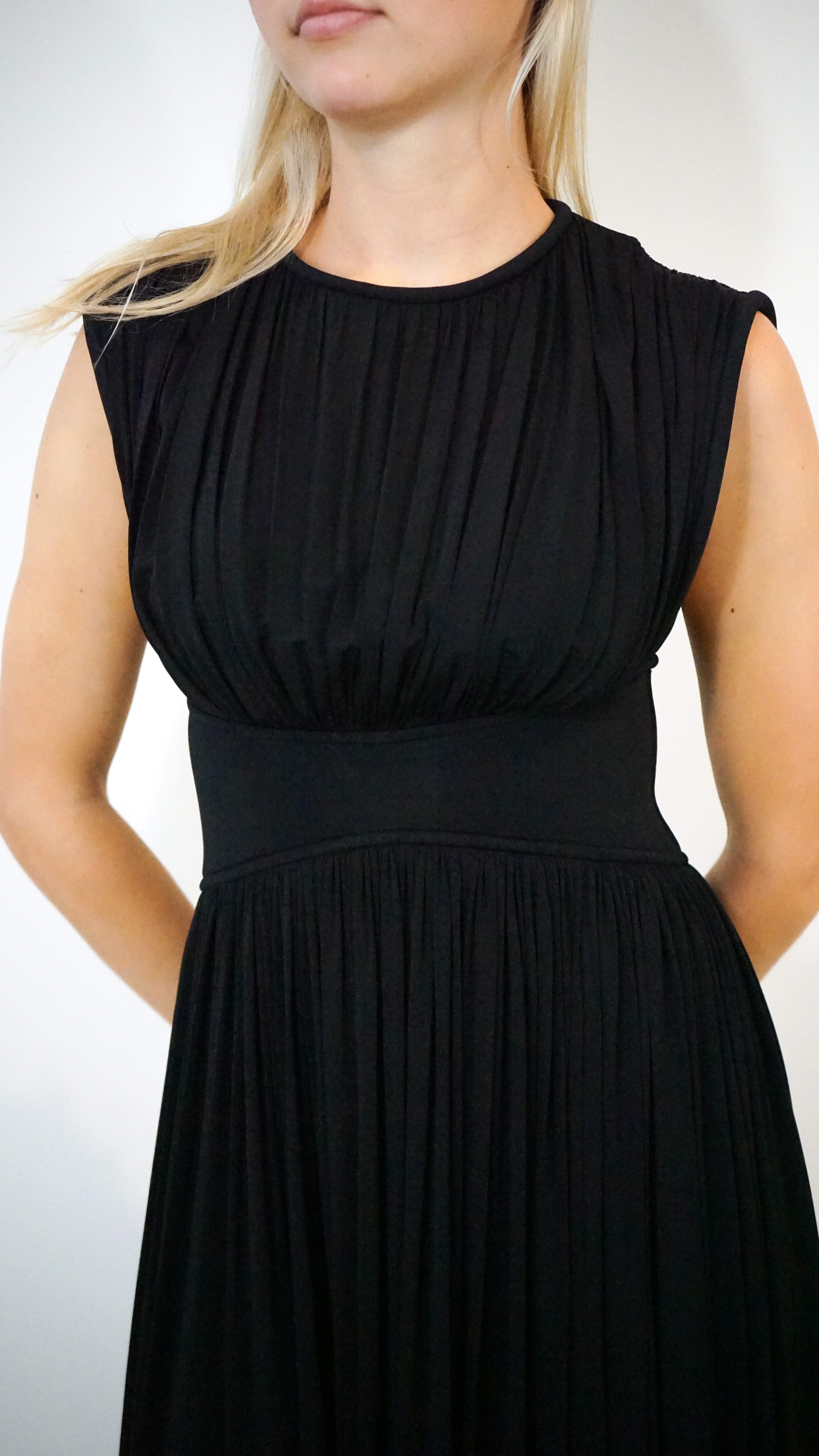 Zimmermann Hypnotic Column Dress in Black