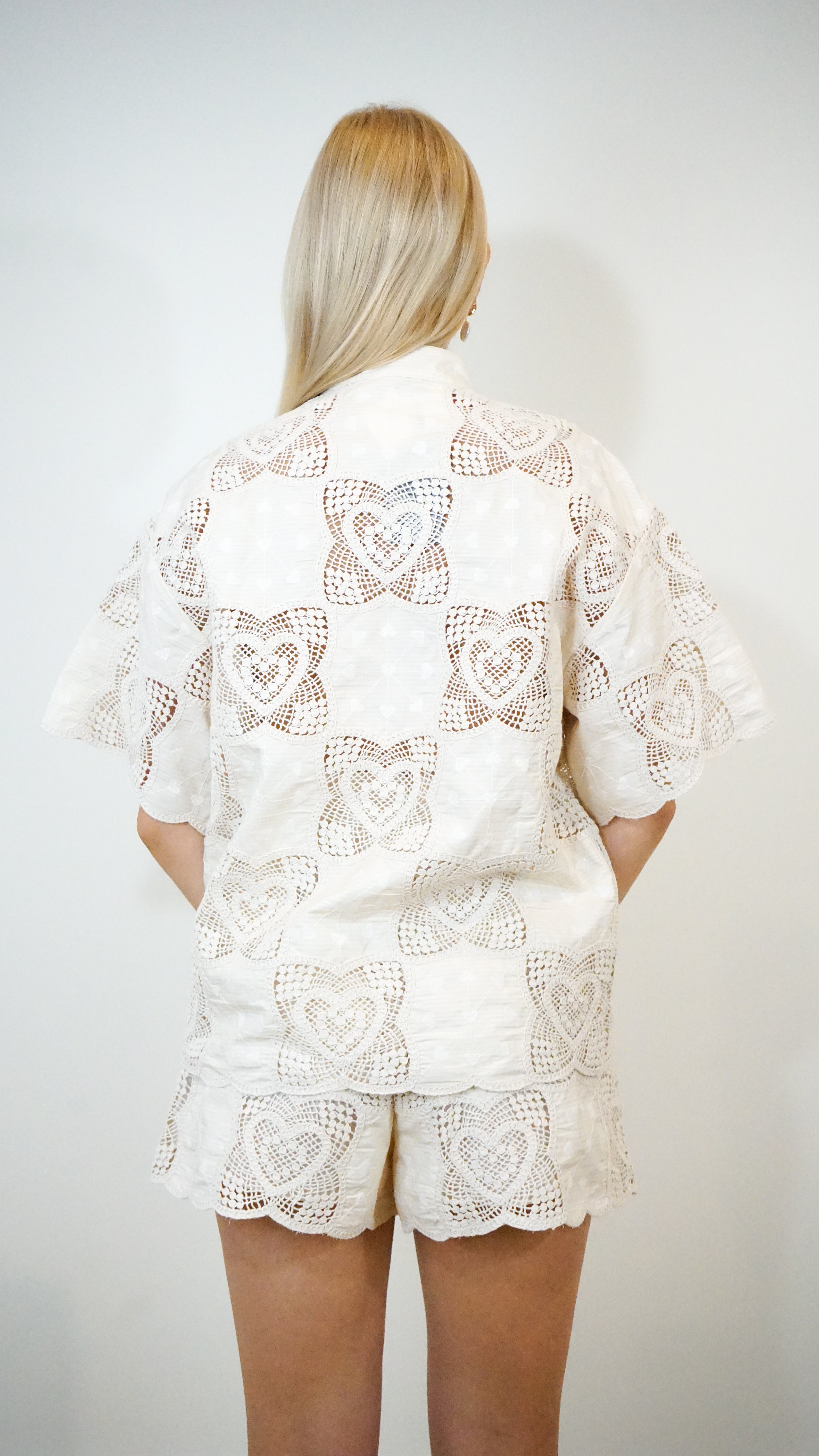 Zimmermann Wanderlust Shirt in Cream Ivory