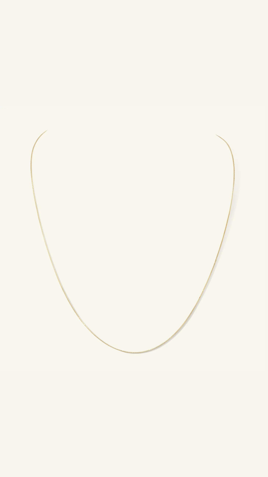 Zahava Shimmering Box Chain 20''