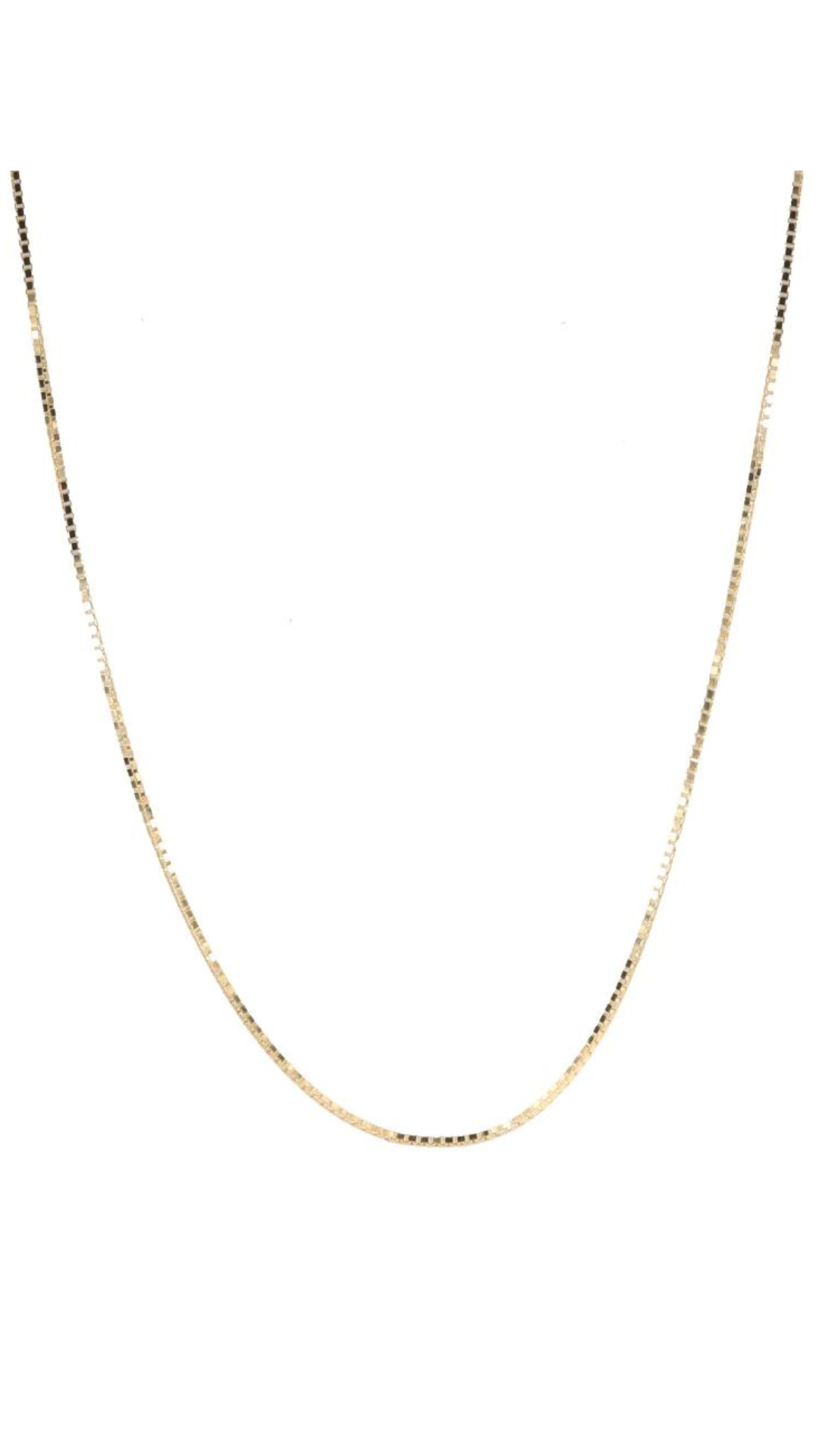 Zahava Shimmering Box Chain 20''