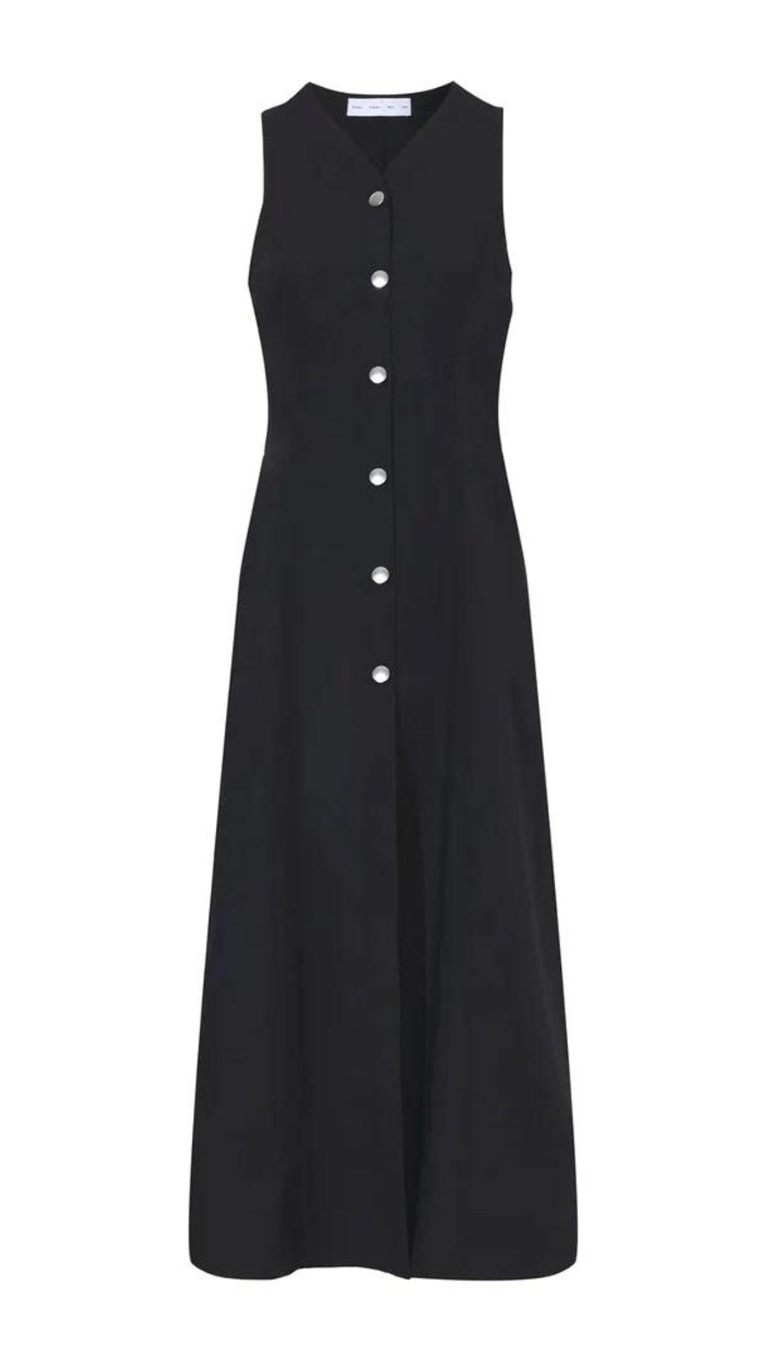 Proenza Schouler White Label Drapey Suiting Button Dress