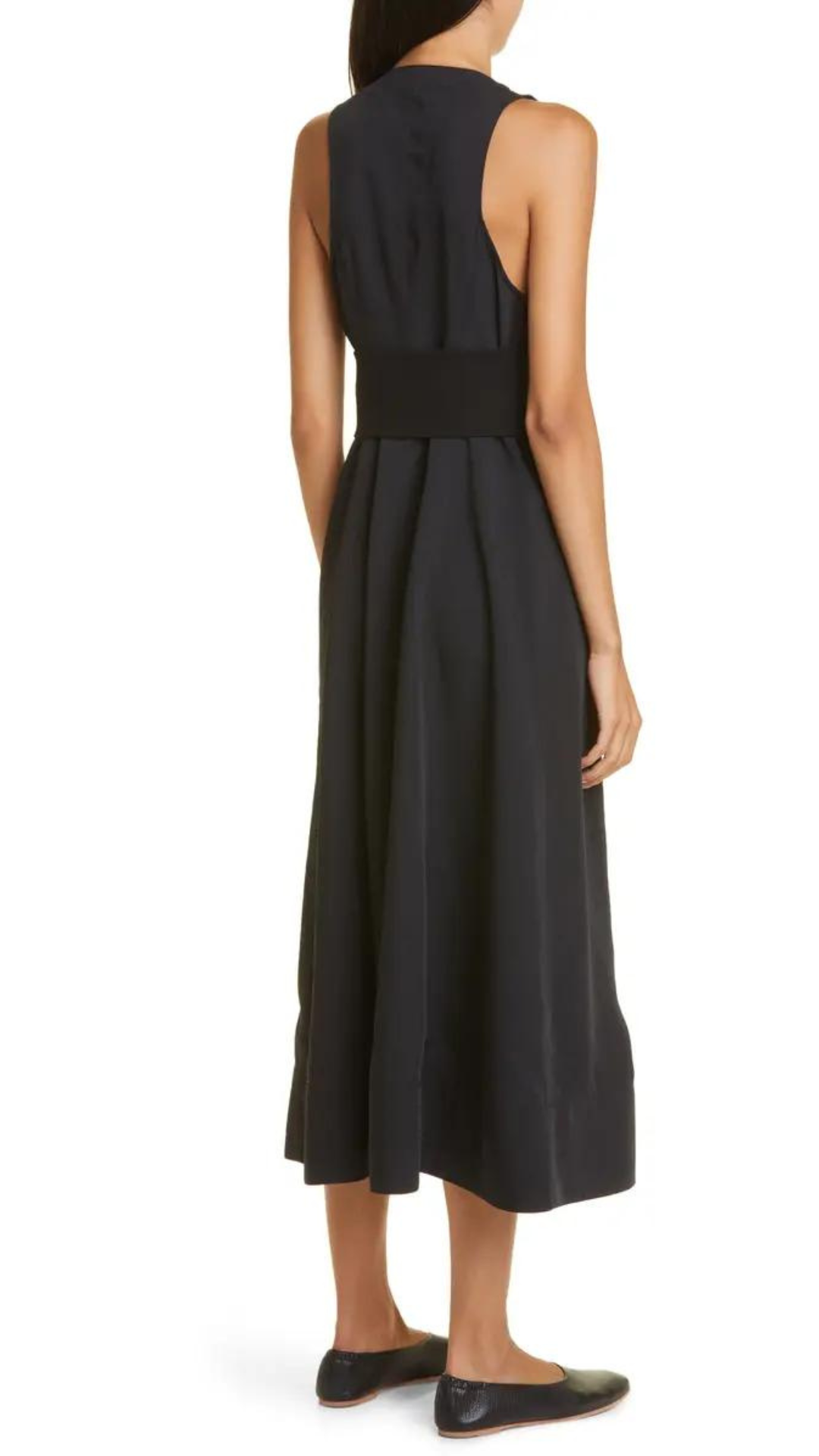 Proenza Schouler White Label Drapey Suiting Button Dress