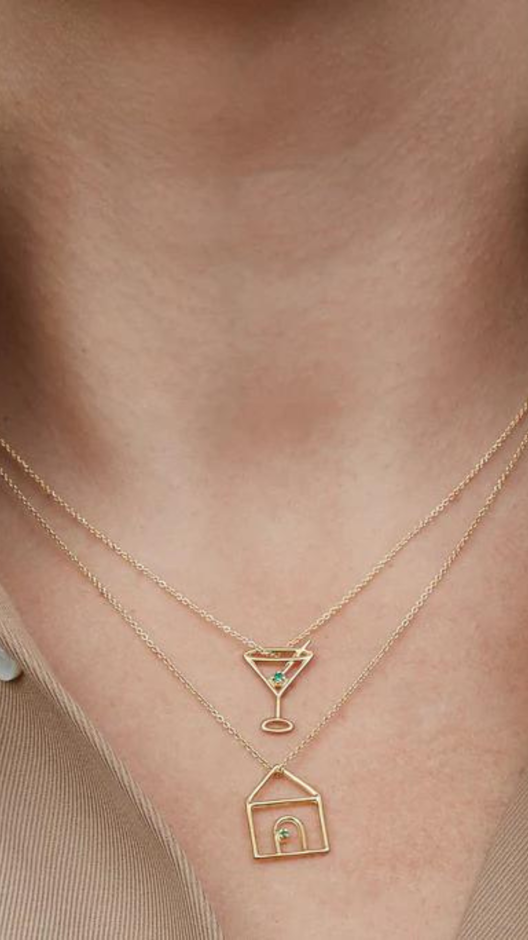 Aliita Martini Esmeralda Necklace