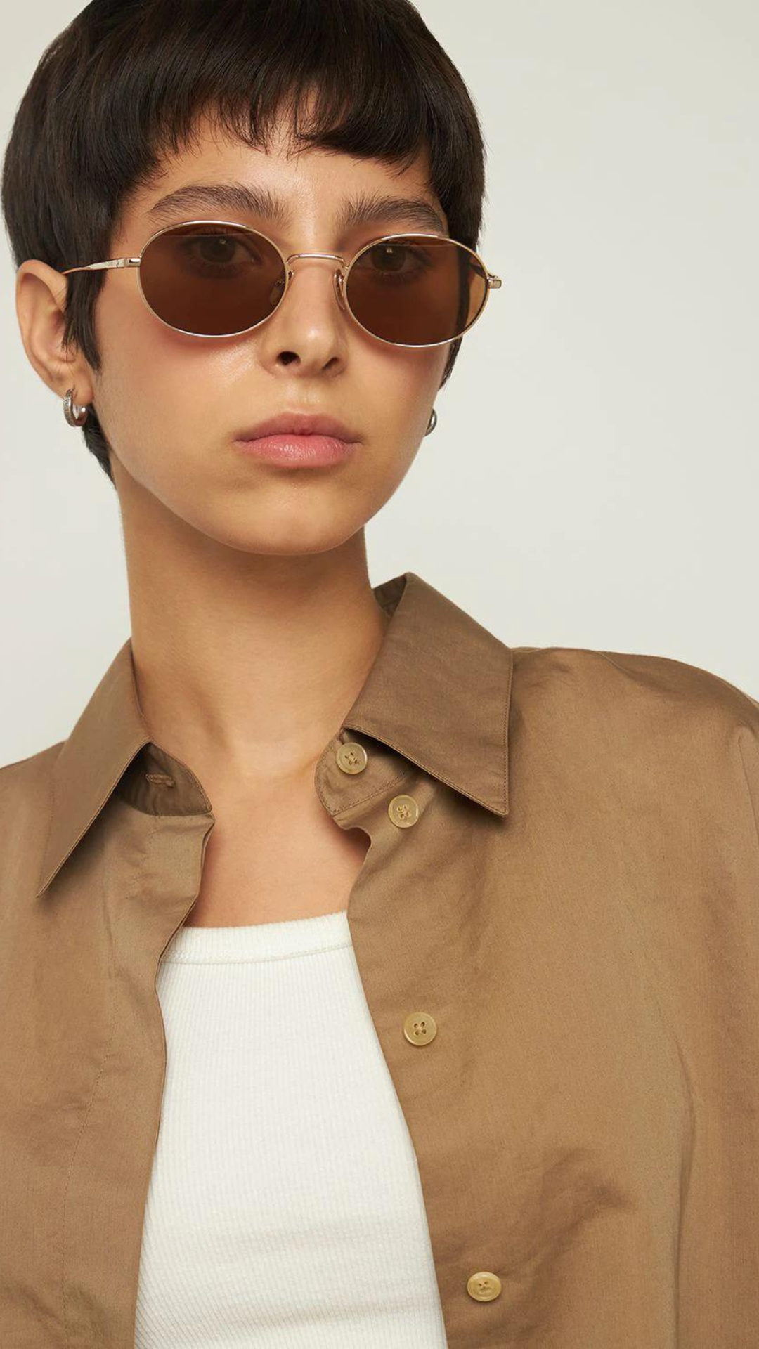 CHIMI Steel Oval Sunglasses