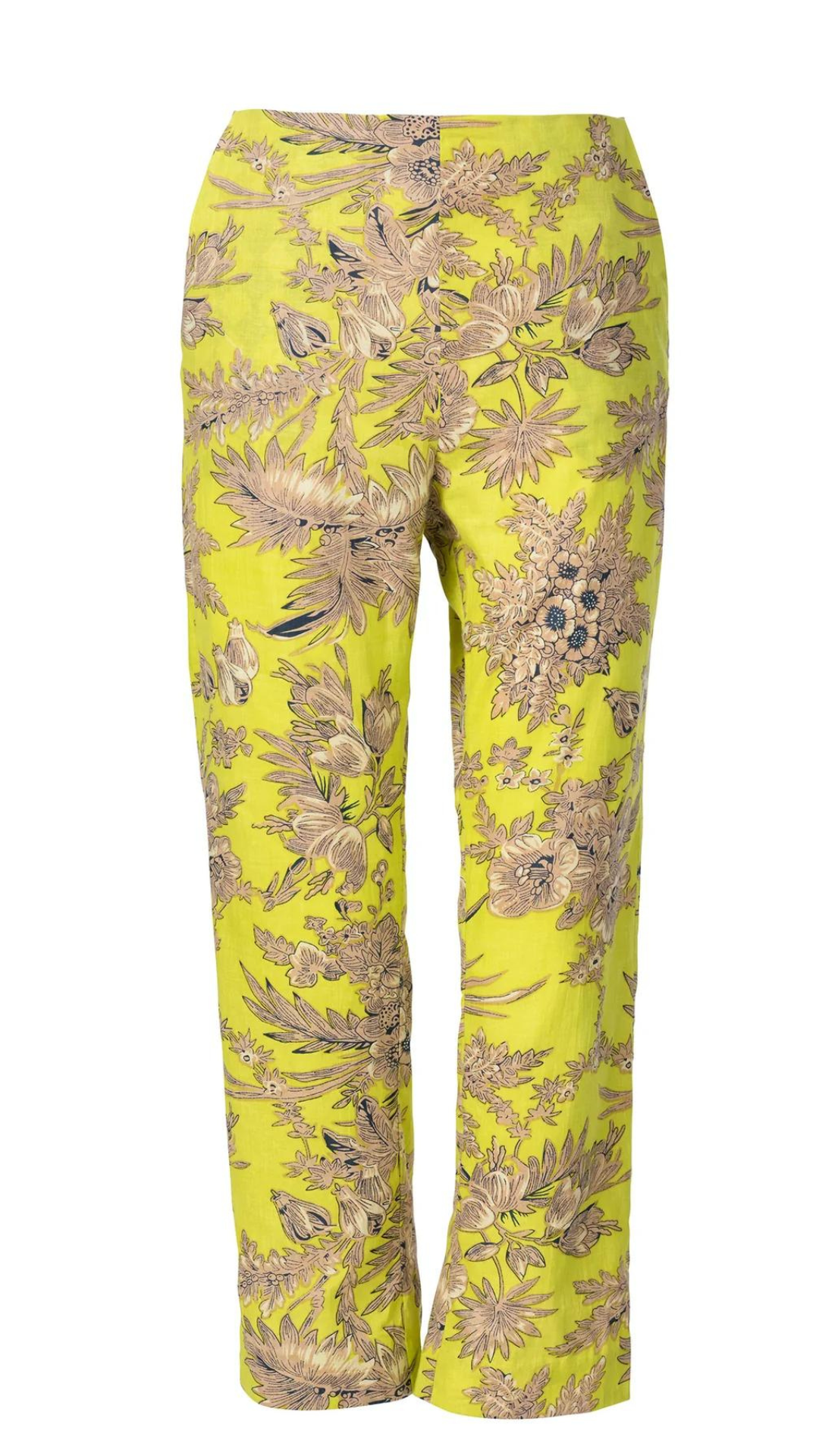 Alix of Bohemia Penny Acid Green Toile Pant