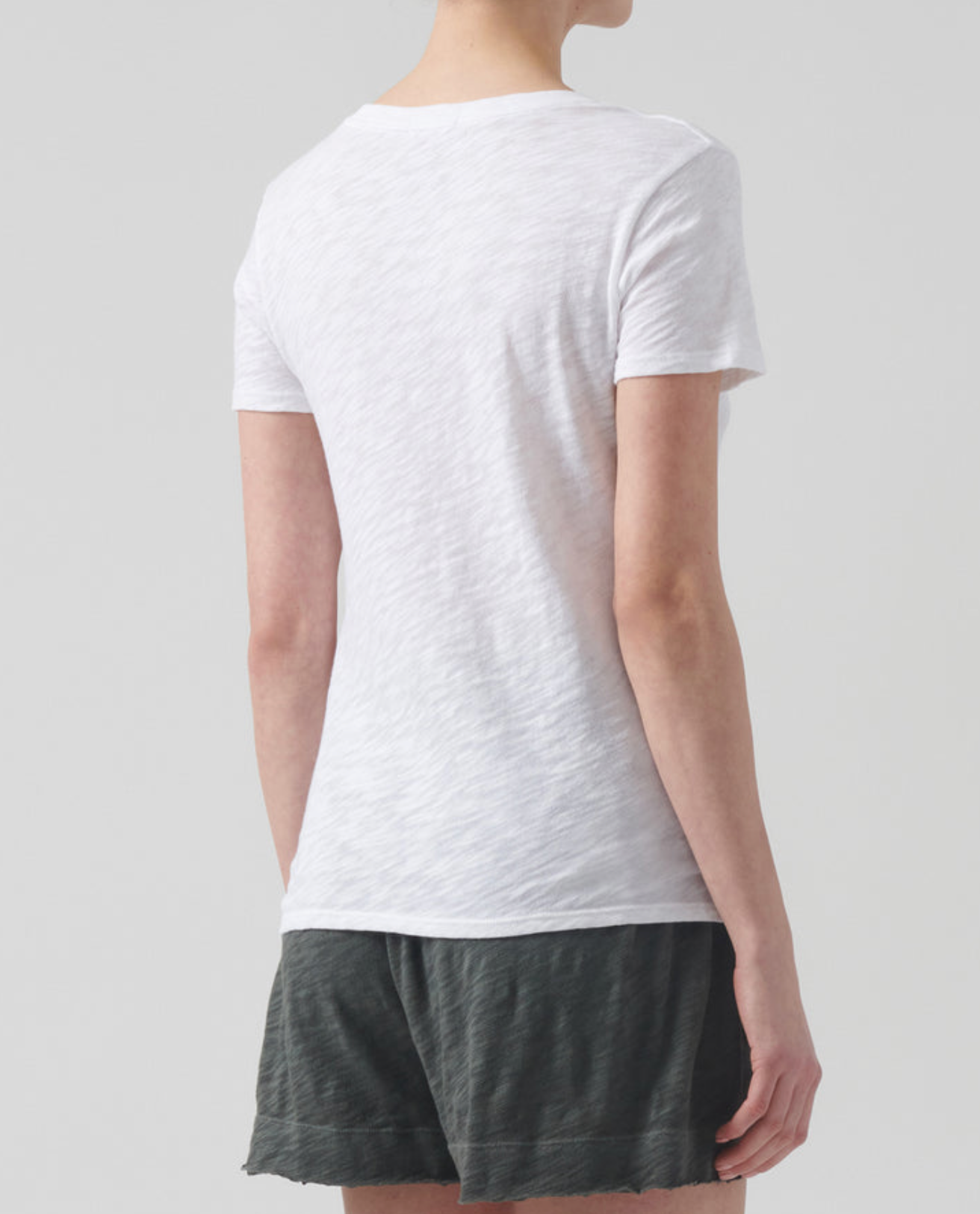 ATM Slub Jersey Short Sleeve V-Neck Tee