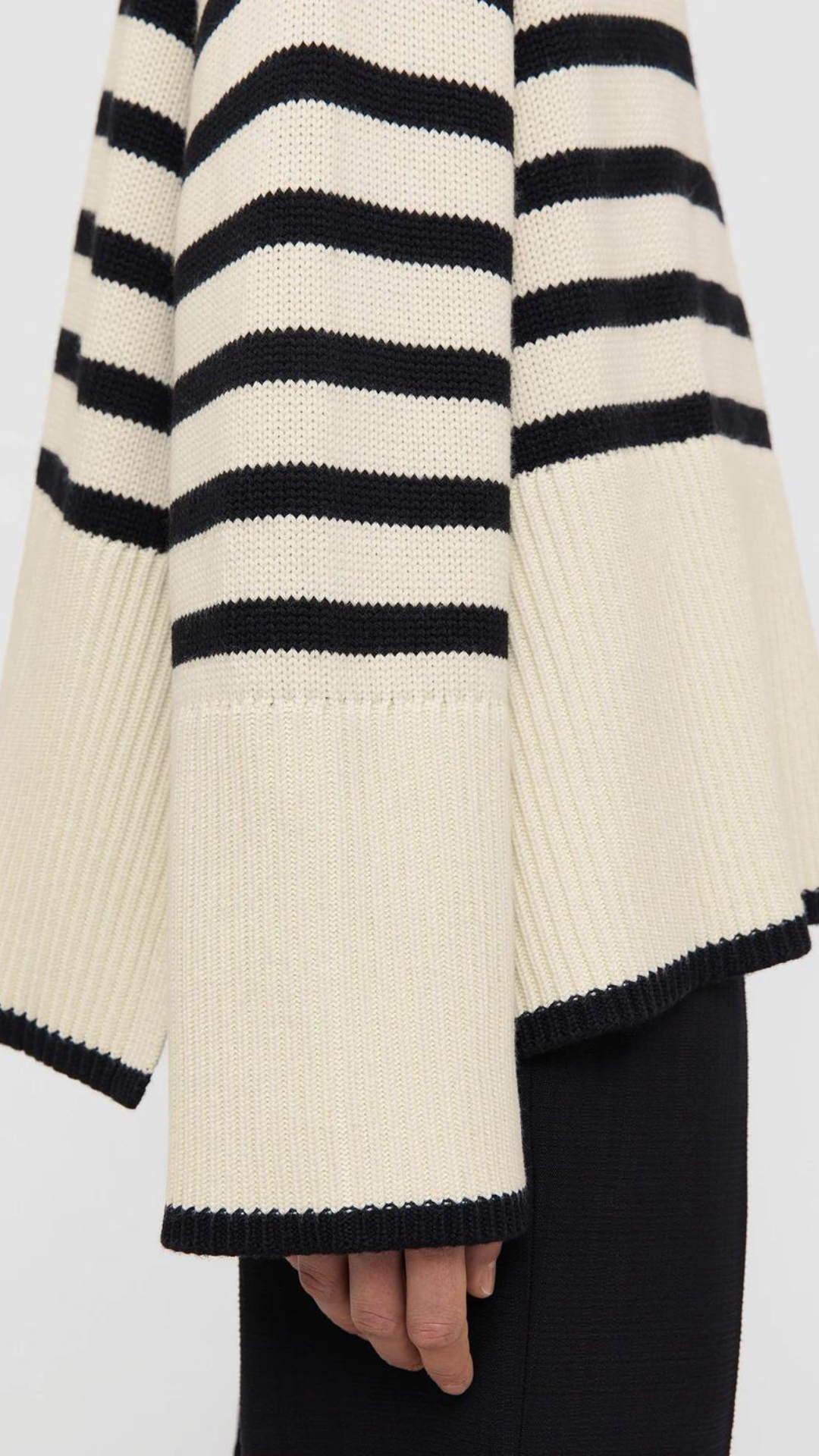 Toteme Signature Stripe Turtleneck Sweater
