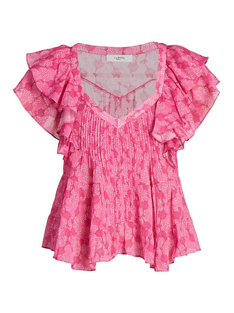 Isabel Marant Étoile Madrana Summer Voile Top