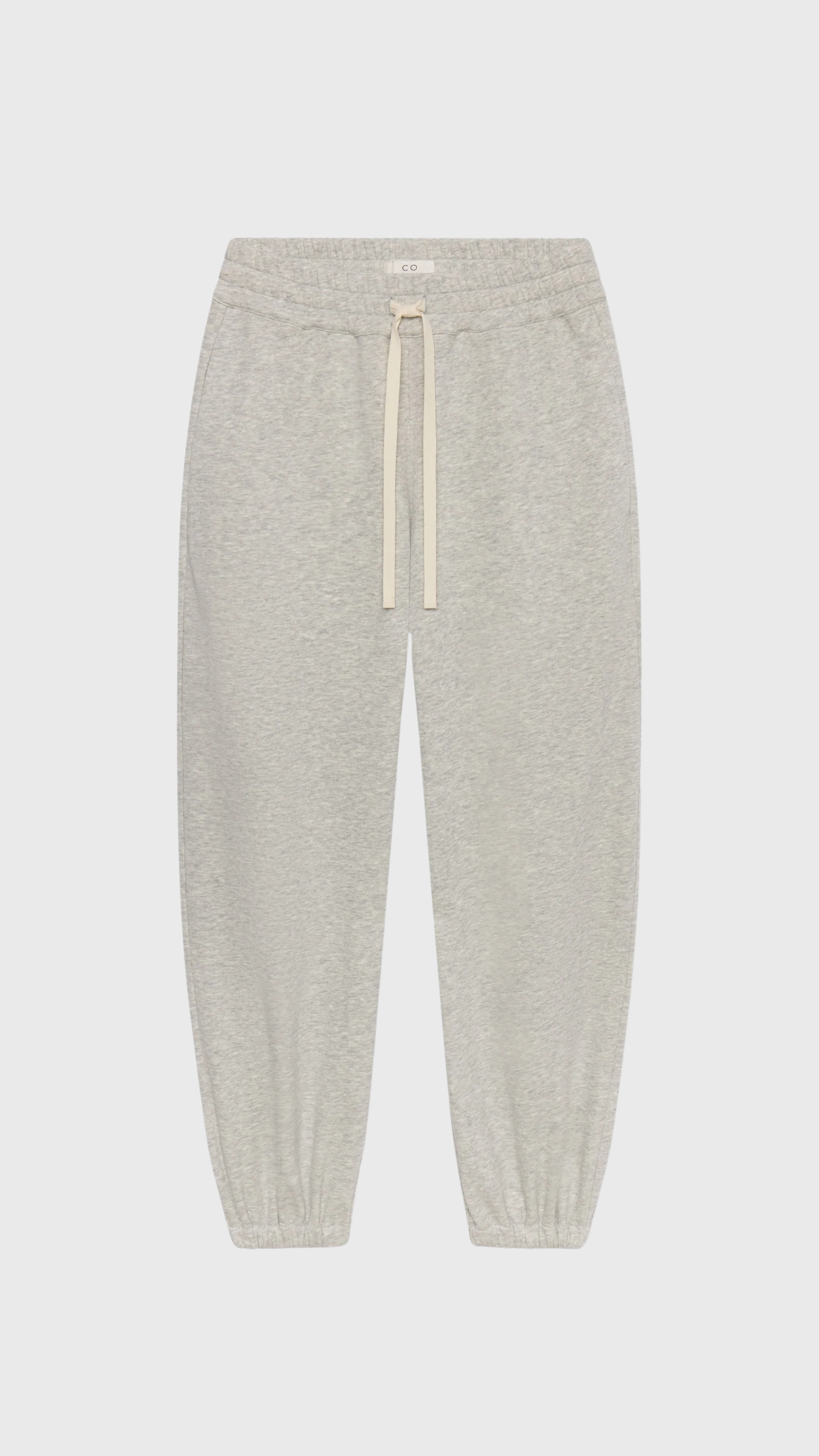 CO Stretch Scuba Jersey Jogger in Heather Grey