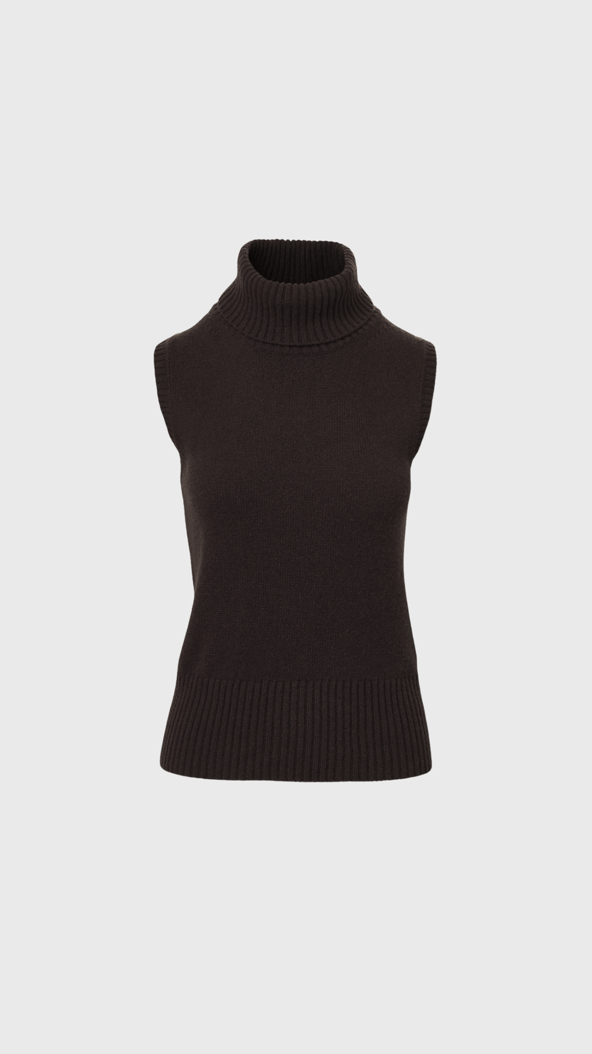 Veronica Beard Mazzy Cashmere Shell in Espresso