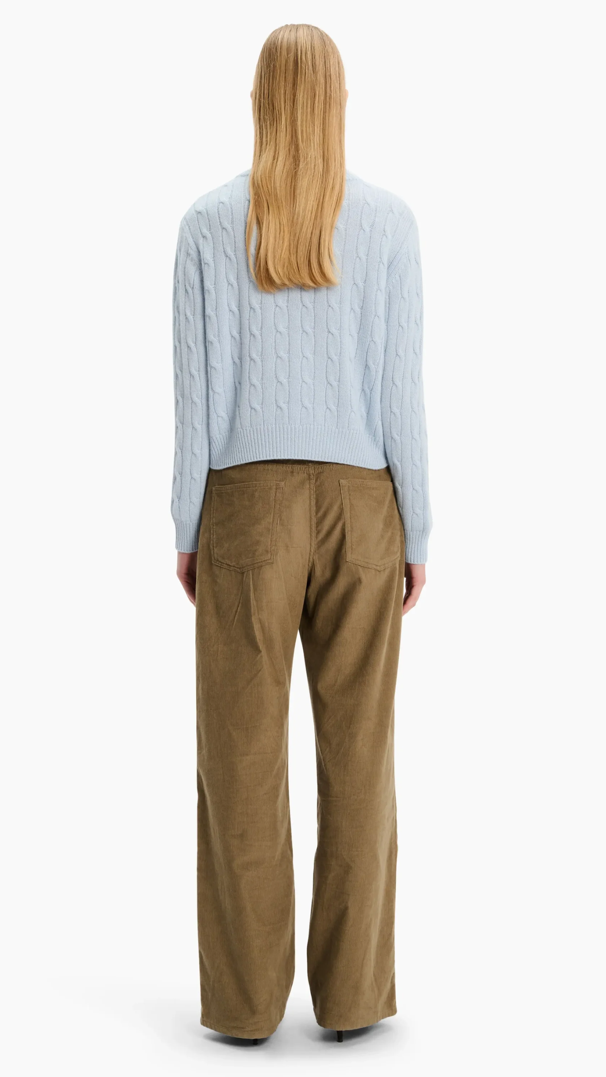 Arch 4 Bobbie Cable Cashmere Sweater in Moon Quartz