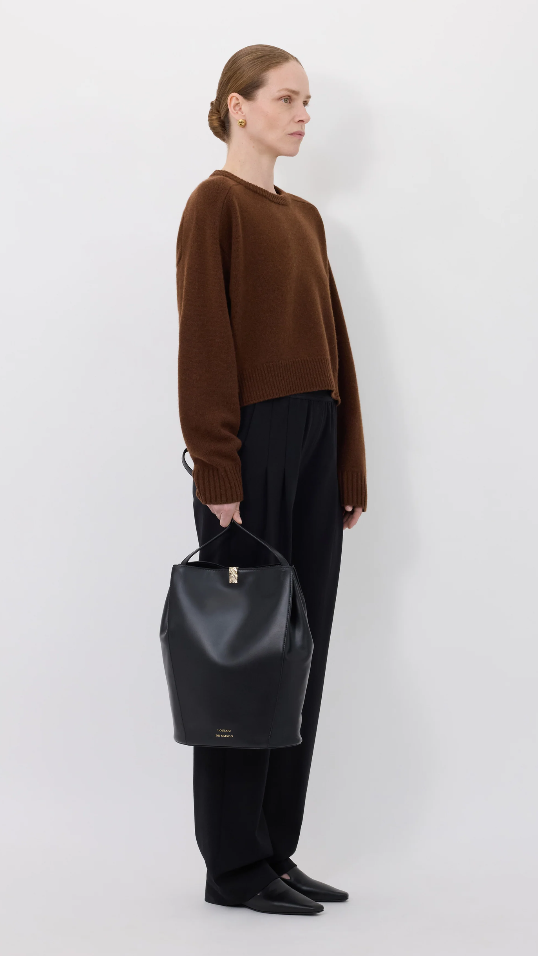 Loulou de Saison Bruzzi LDS Cropped Sweater
