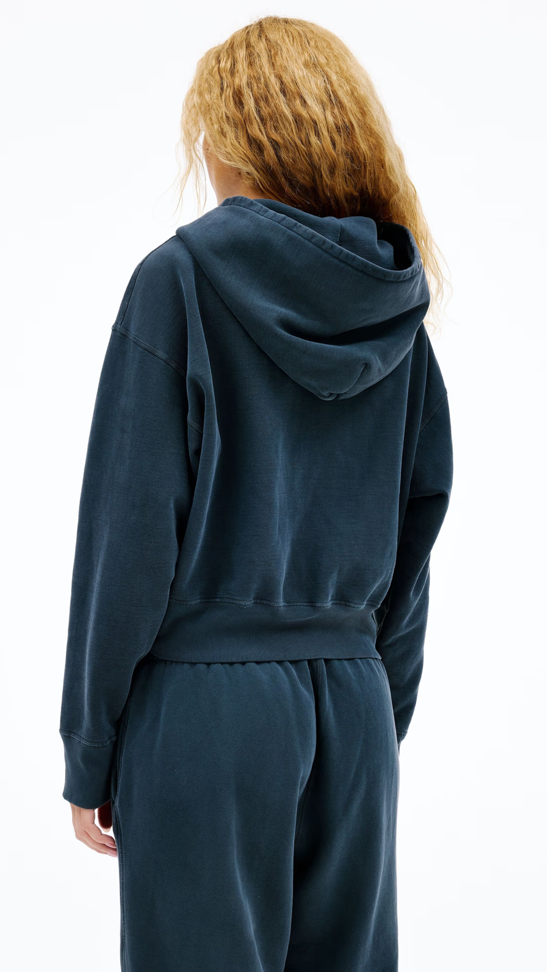 SLVRLAKE Zip Hoodie in Washed Black