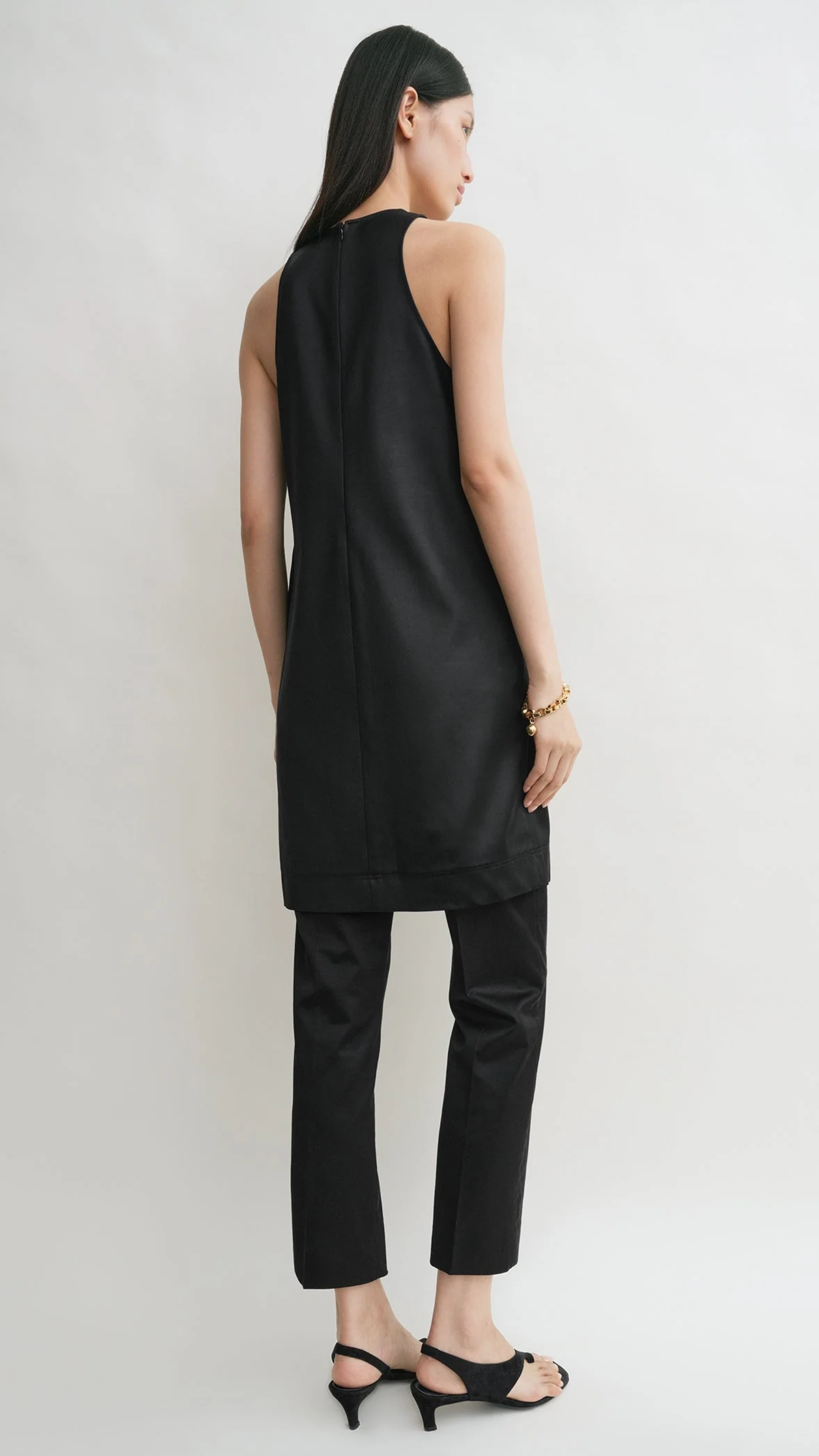 Toteme Scoop-neck Dress in Black