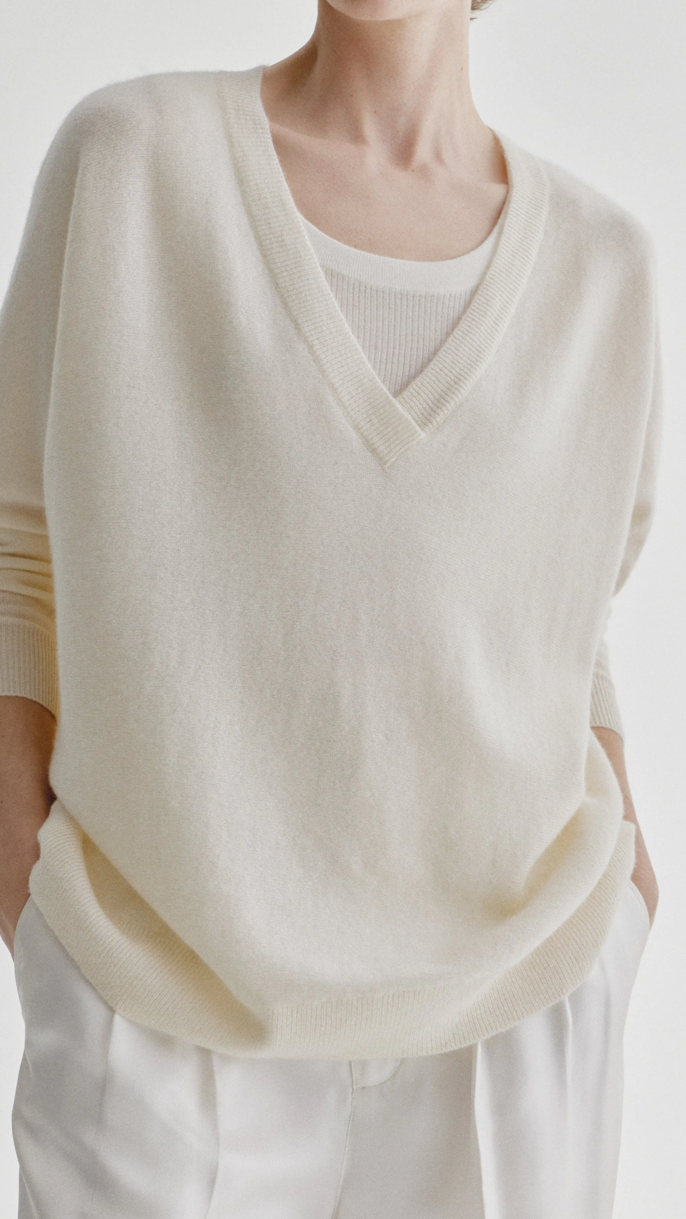 Lisa Yang Kenny V Neck Sweater