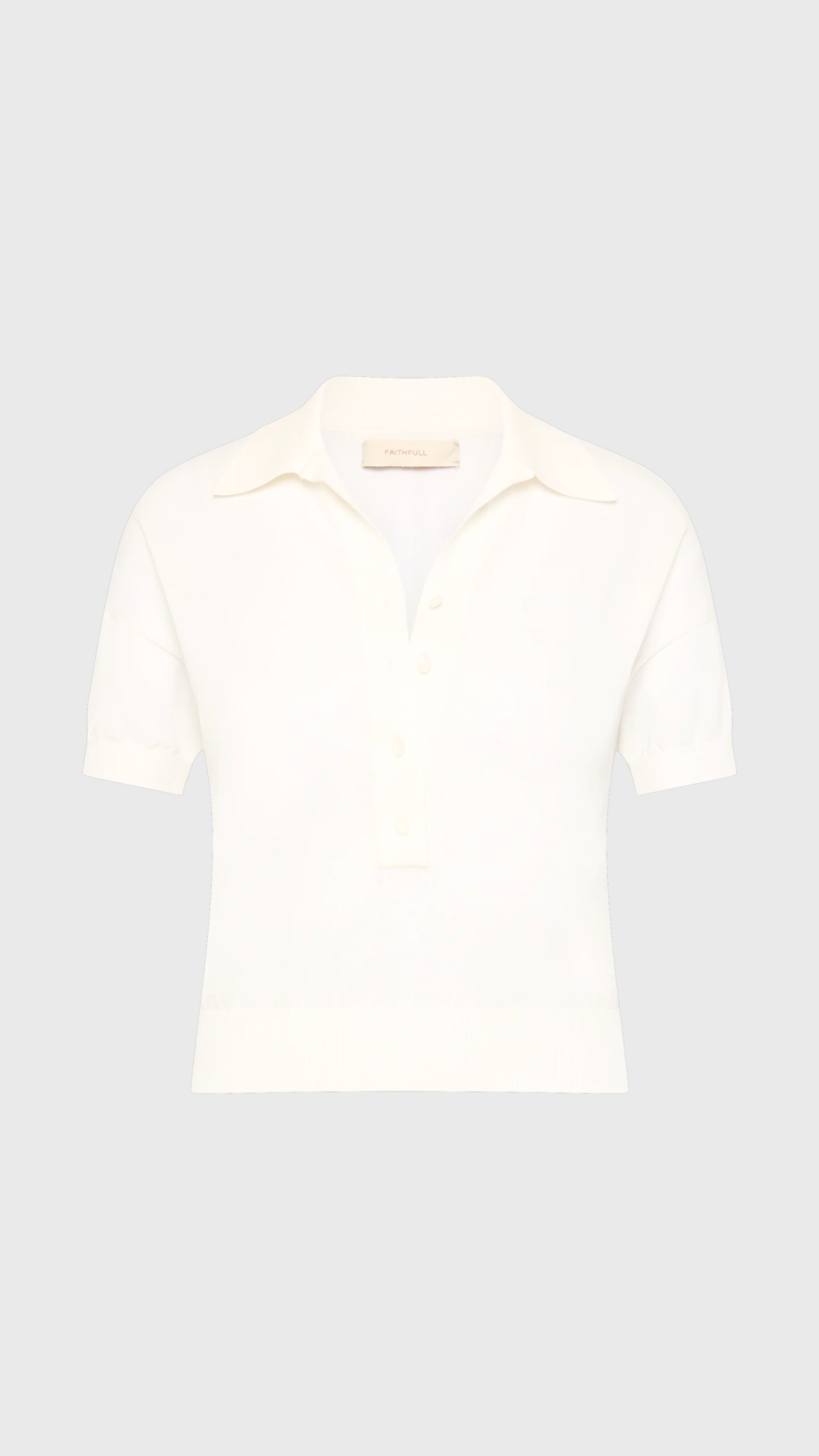 Faithfull Sable Polo Shirt in White