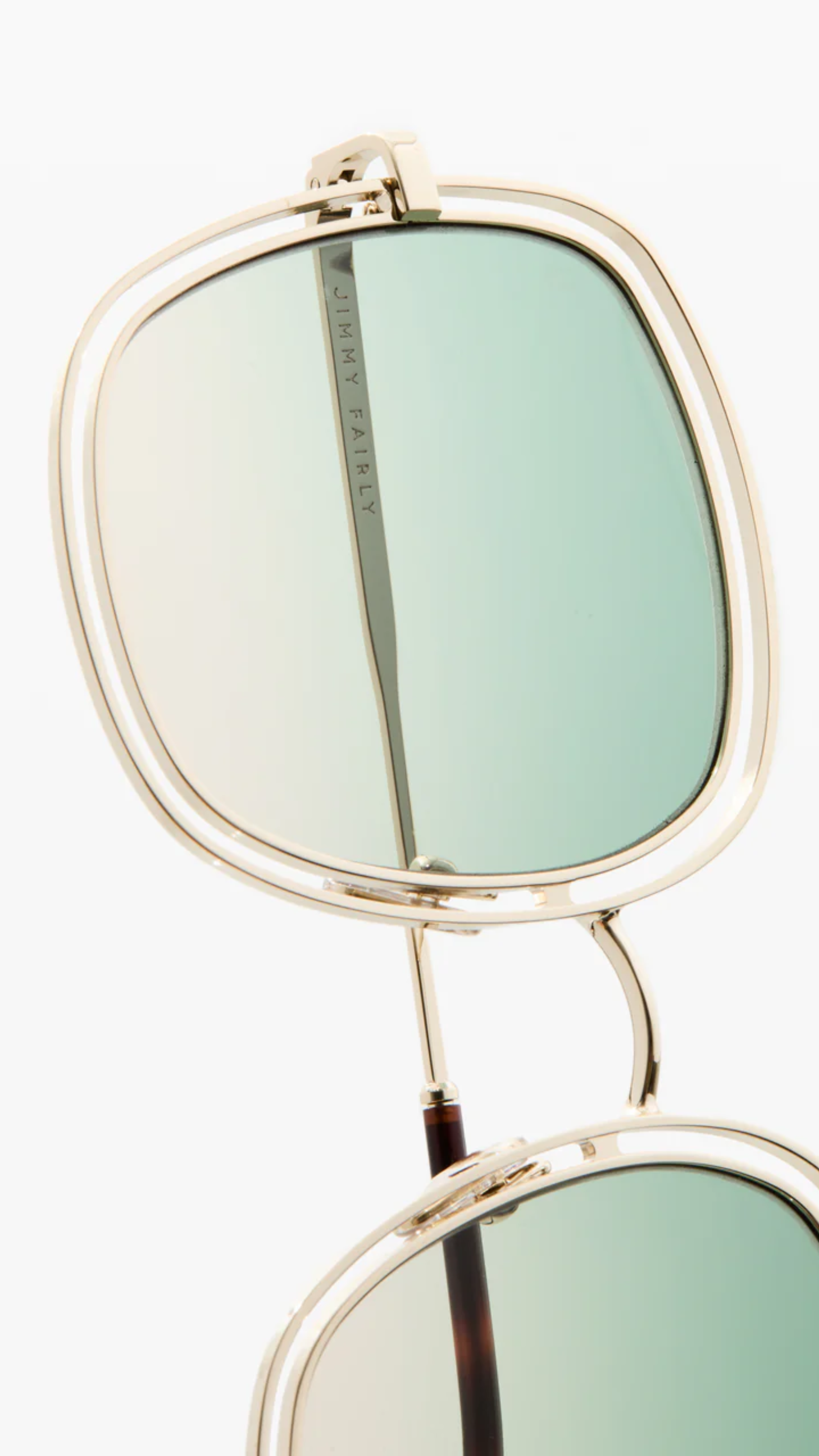 Jimmy Fairly The Ema Sunglasses in Gold