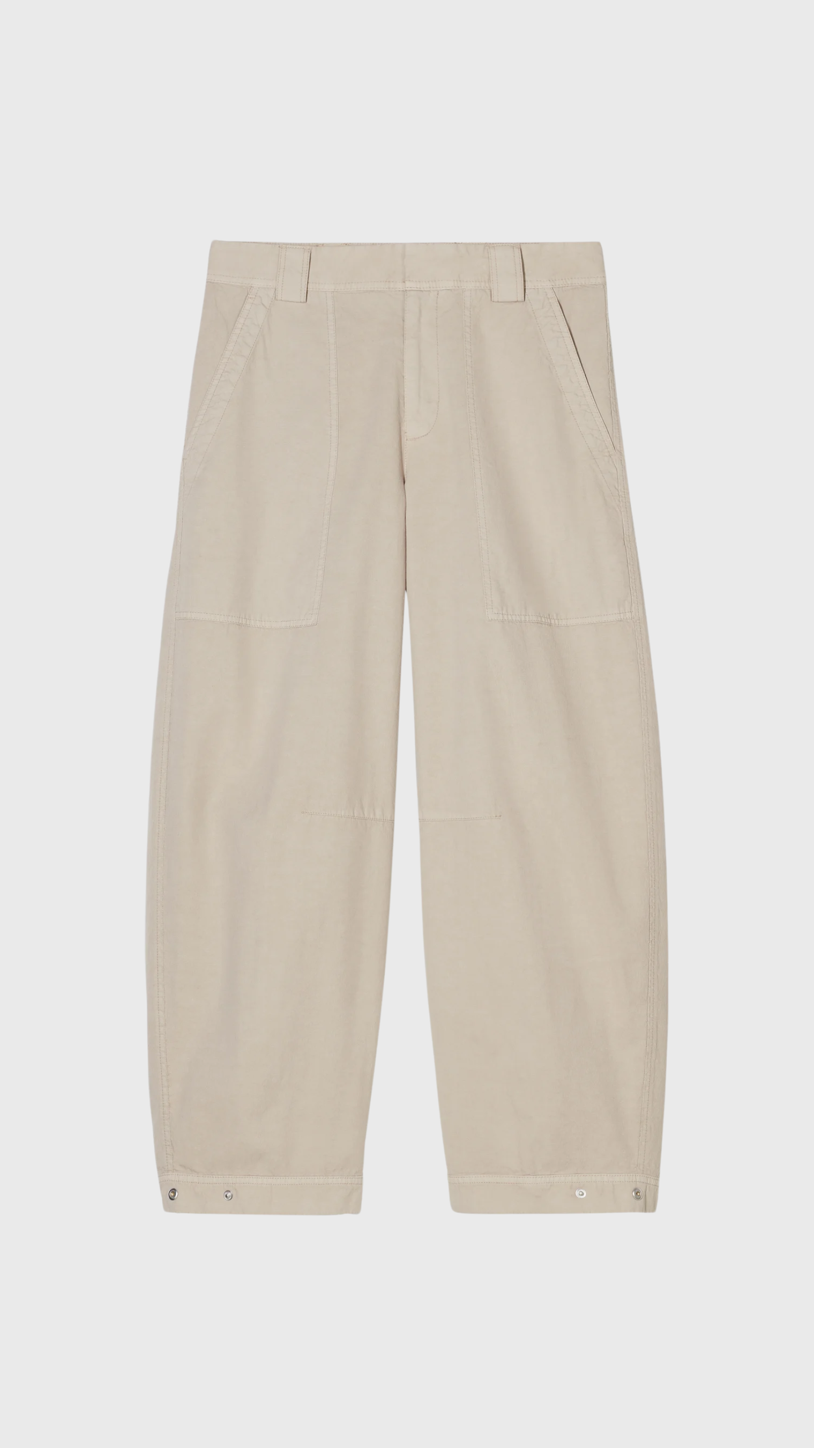 Closed Rhannon Barrel Pants in Soft Beige