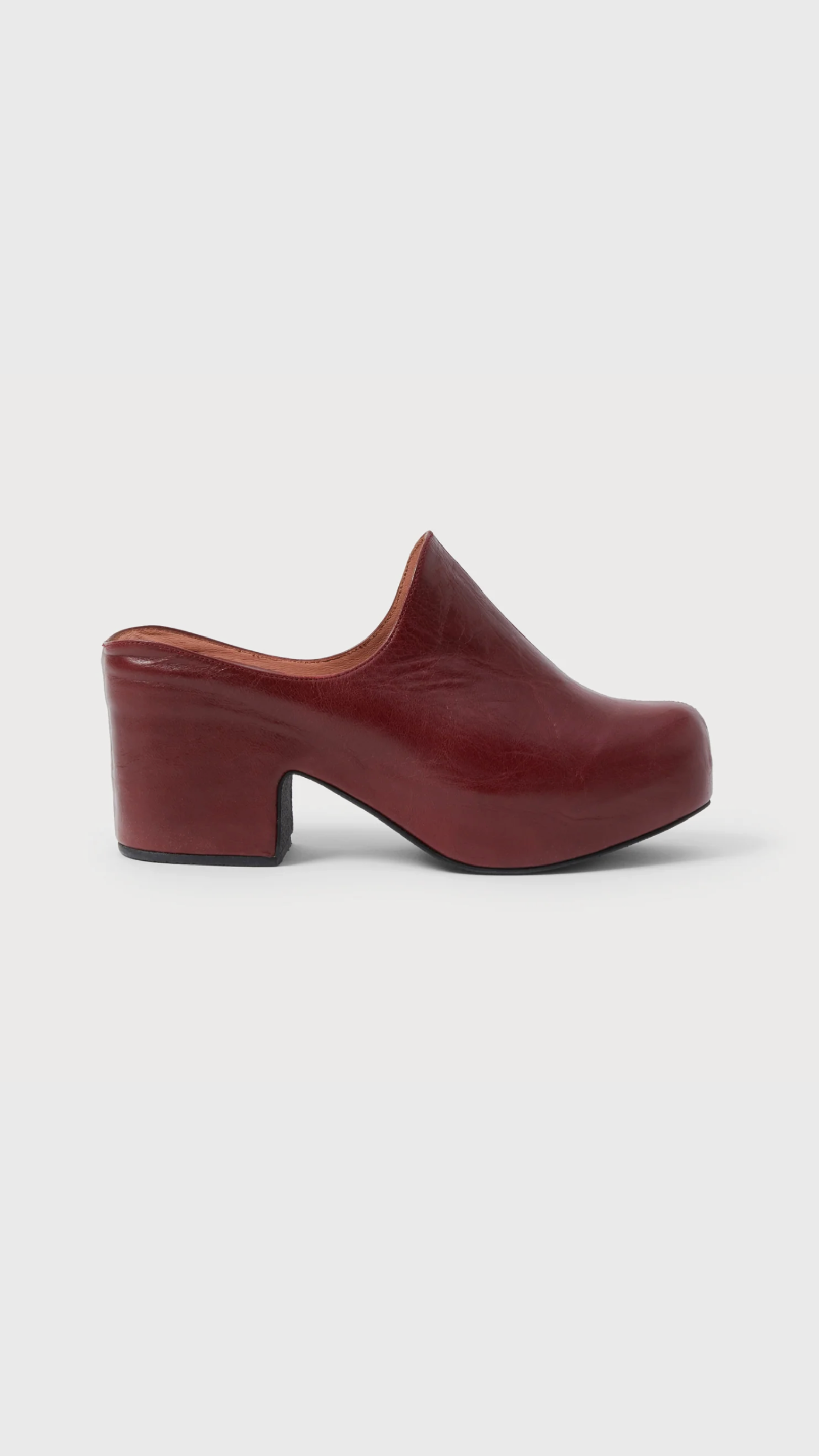 Rachel Comey Bose Wrapped Clog in Garnet