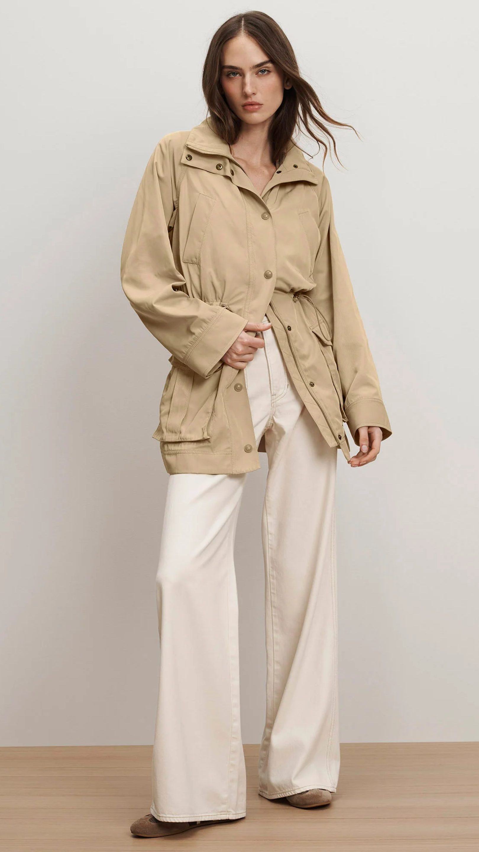Veronica Beard Arnault Jacket in Sand