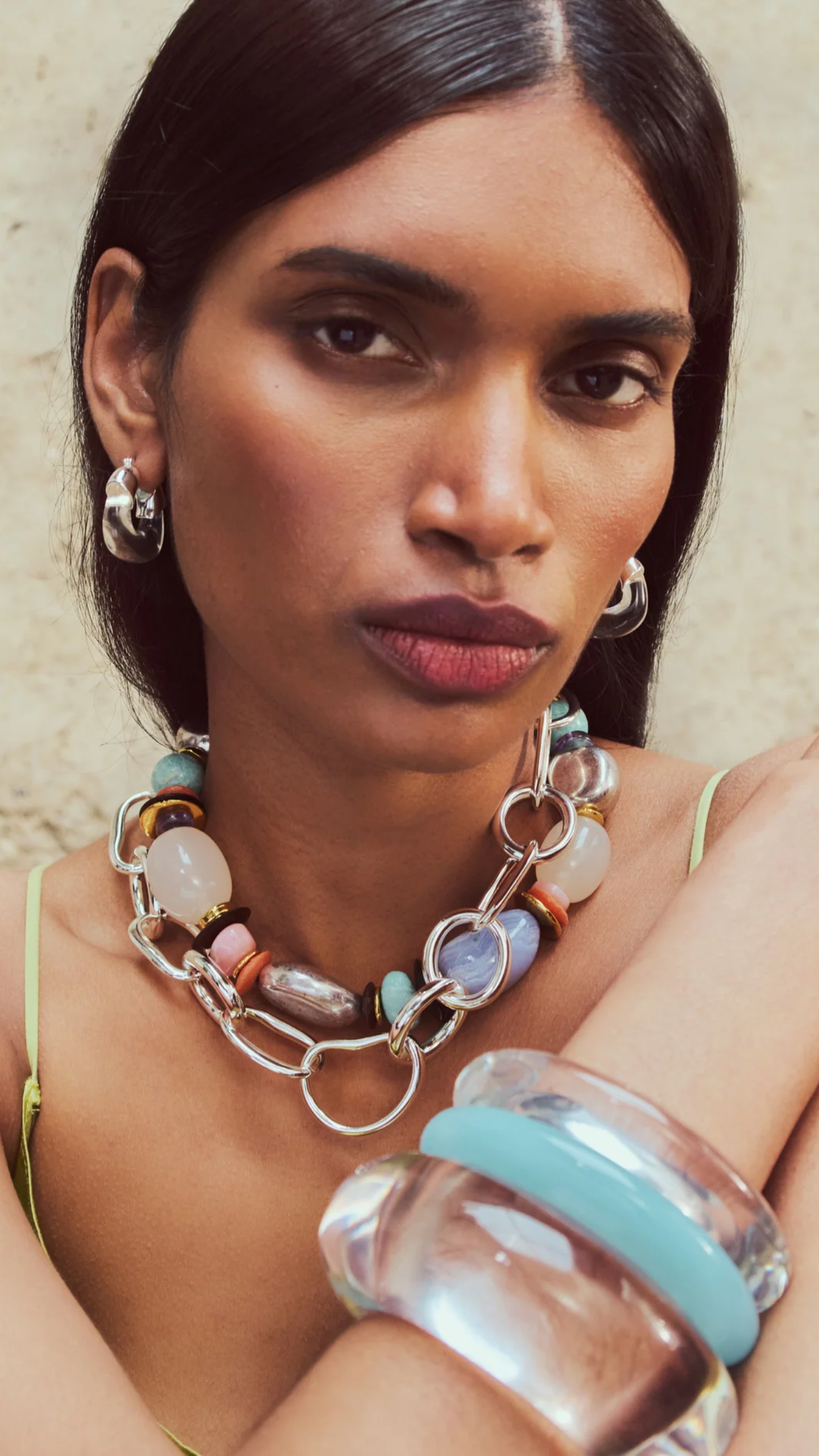 Lizzie Fortunato Porto Chain in Silver