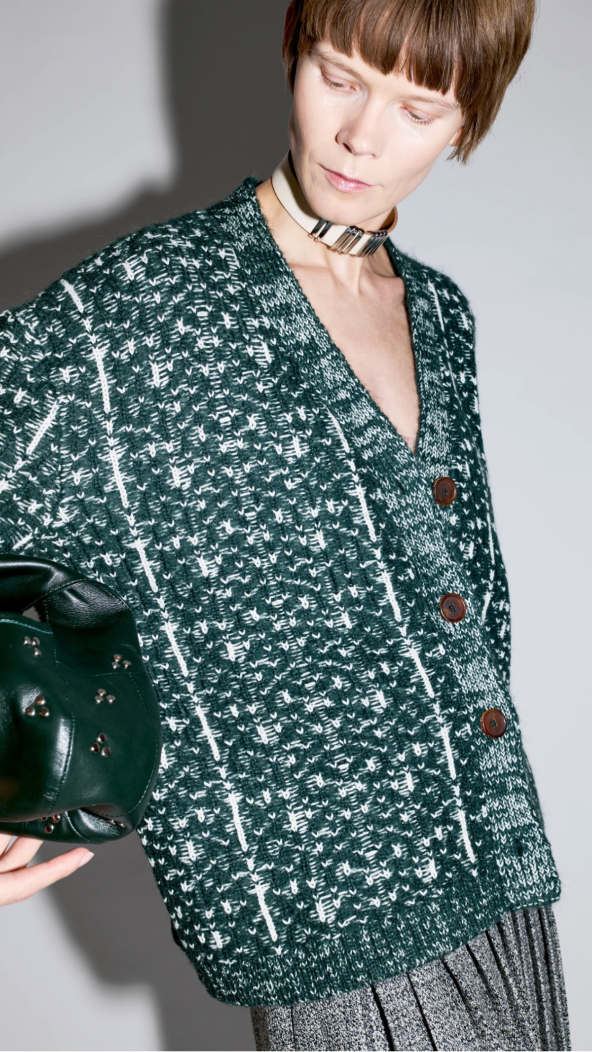 Rachel Comey Hedda Cardigan in Forest