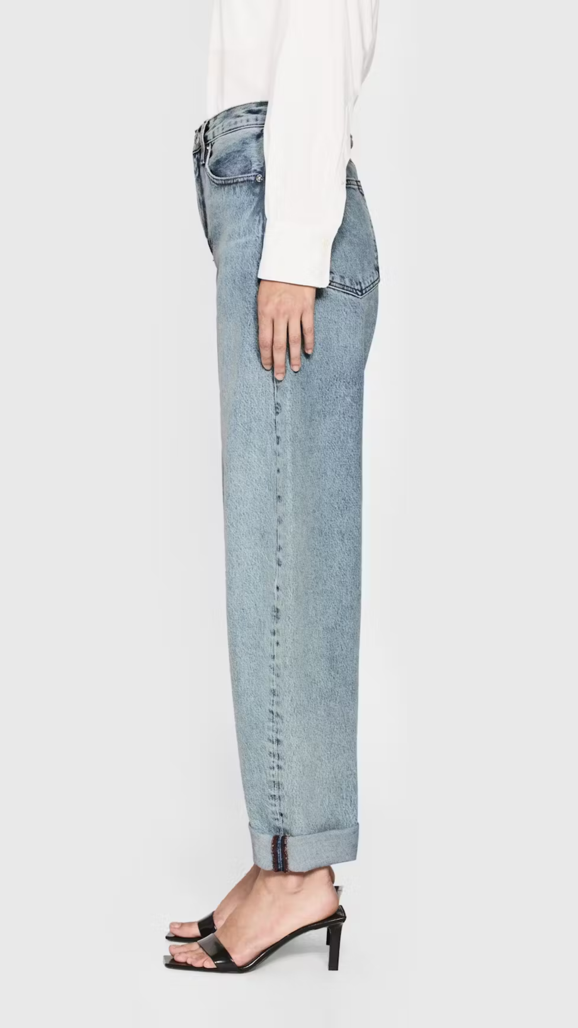 Frame The Bubble Jean in Outlaw