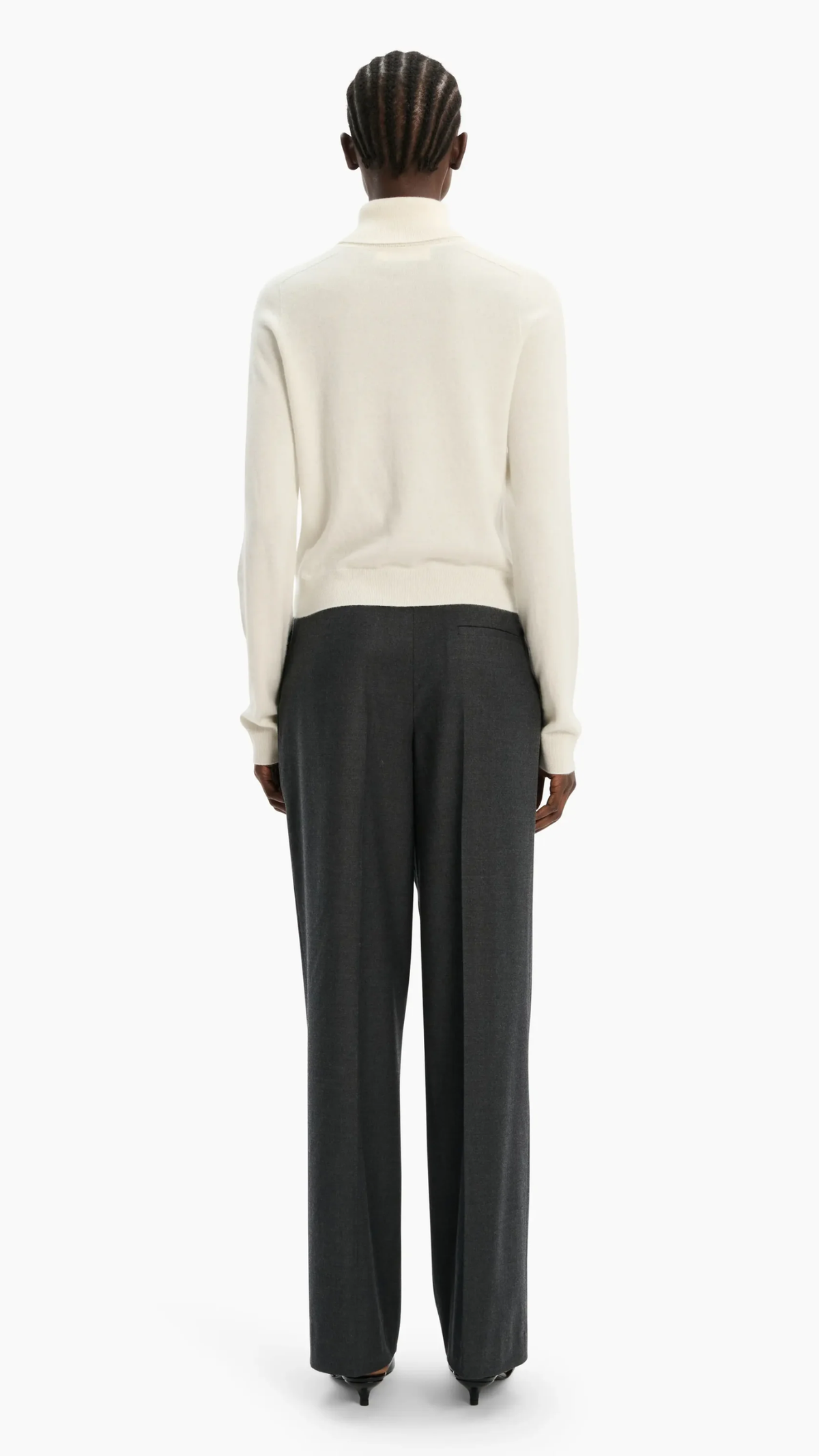 Arch 4 India Cashmere Turtleneck Sweater in Ivory