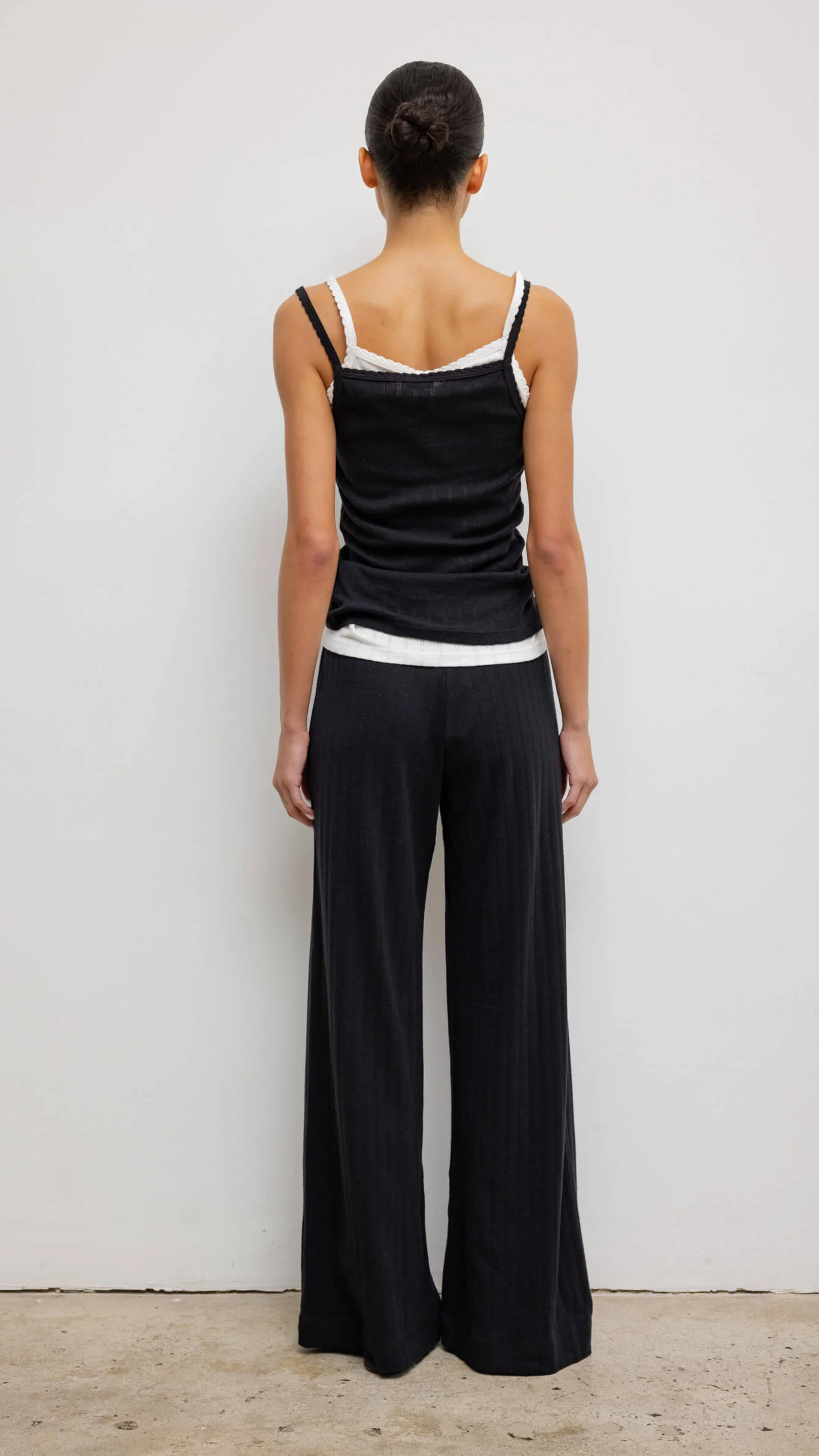 LESET Pointelle Classic Tank Top
